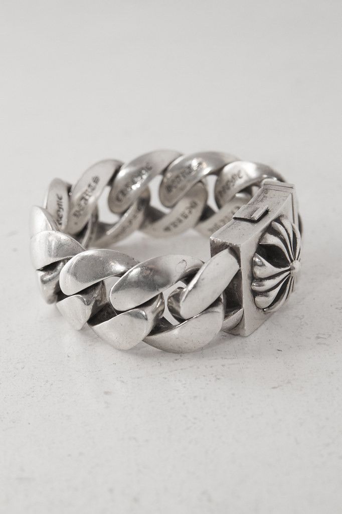 Chrome Hearts 9 Link Classic XL Cross Box ID bracelet Size ONE SIZE - 4 Thumbnail