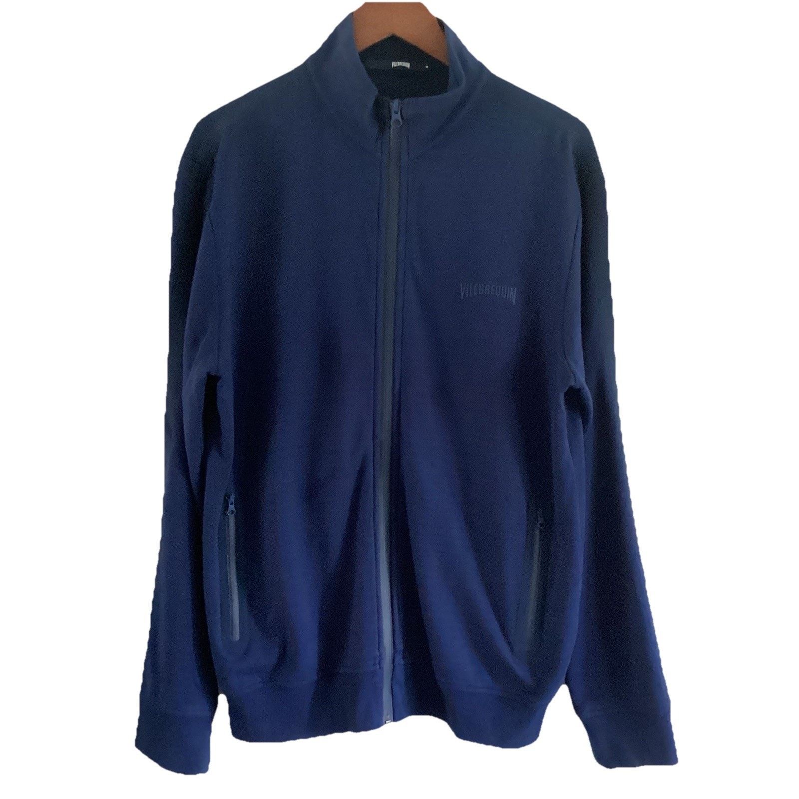 Vilebrequin Vilebrequin Zip Track Jacket M Navy Minimalist Streetwear Size US M / EU 48-50 / 2 - 2 Thumbnail