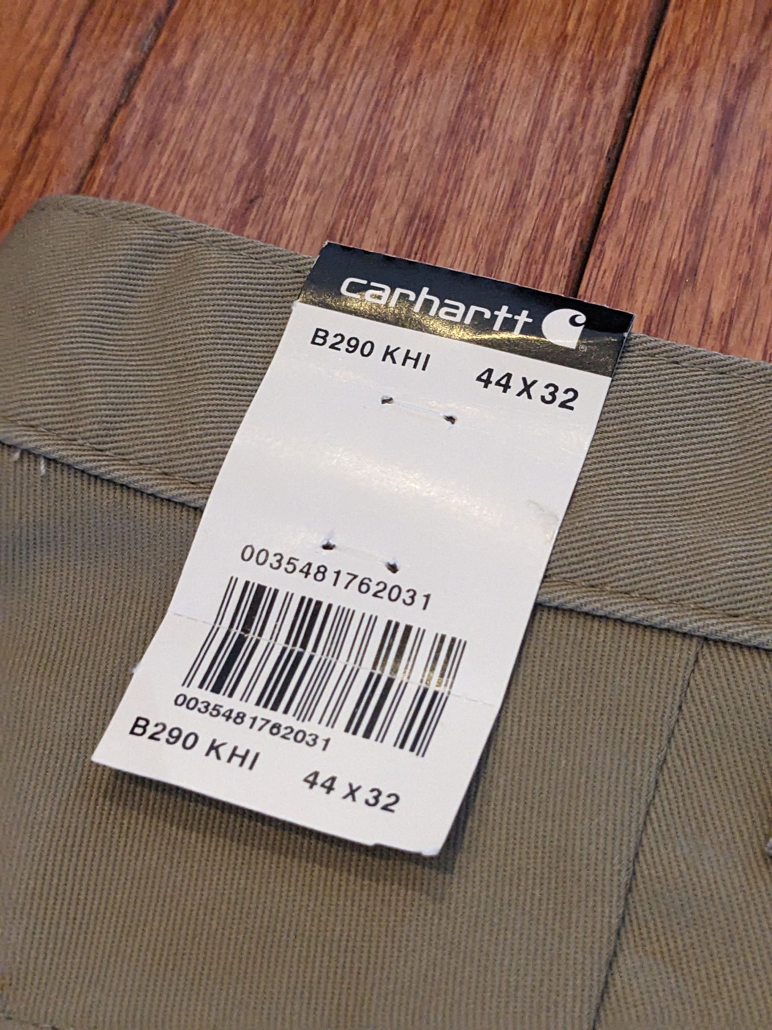 Carhartt × Vintage Carhartt 44x32 Relaxed Fit Twill Work Wear Khaki Pants Size US 44 / EU 60 - 4 Thumbnail