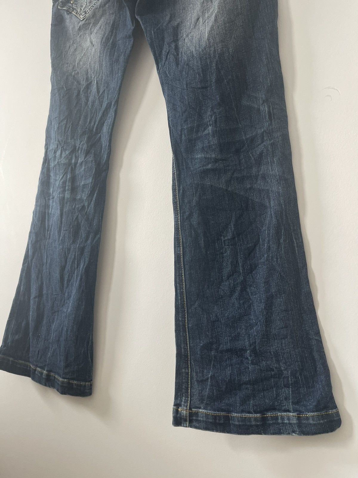 14th Addiction Rare Vintage CLASSICAL ELF Wings of Butterfly Flare Denim Size US 32 / EU 48 - 2 Thumbnail