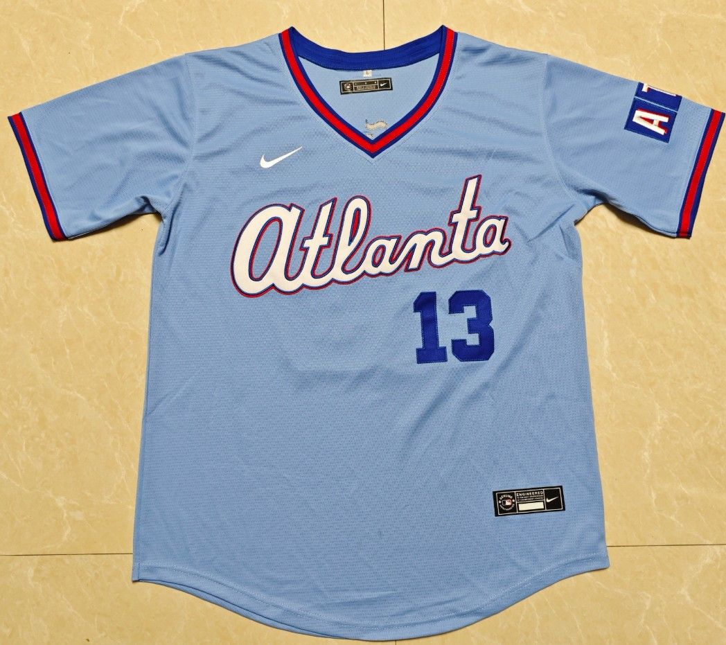 Other 2026 New Style Atlanta Braves Jerseys #13 Ronald Acuna Jr. Size US S / EU 44-46 / 1 - 1 Thumbnail