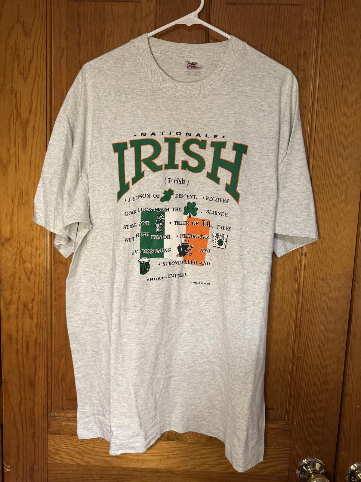 Fruit Of The Loom Fruit of the Loom XL Irish Themed Graphic T-Shirt Size ONE SIZE - 1 Thumbnail