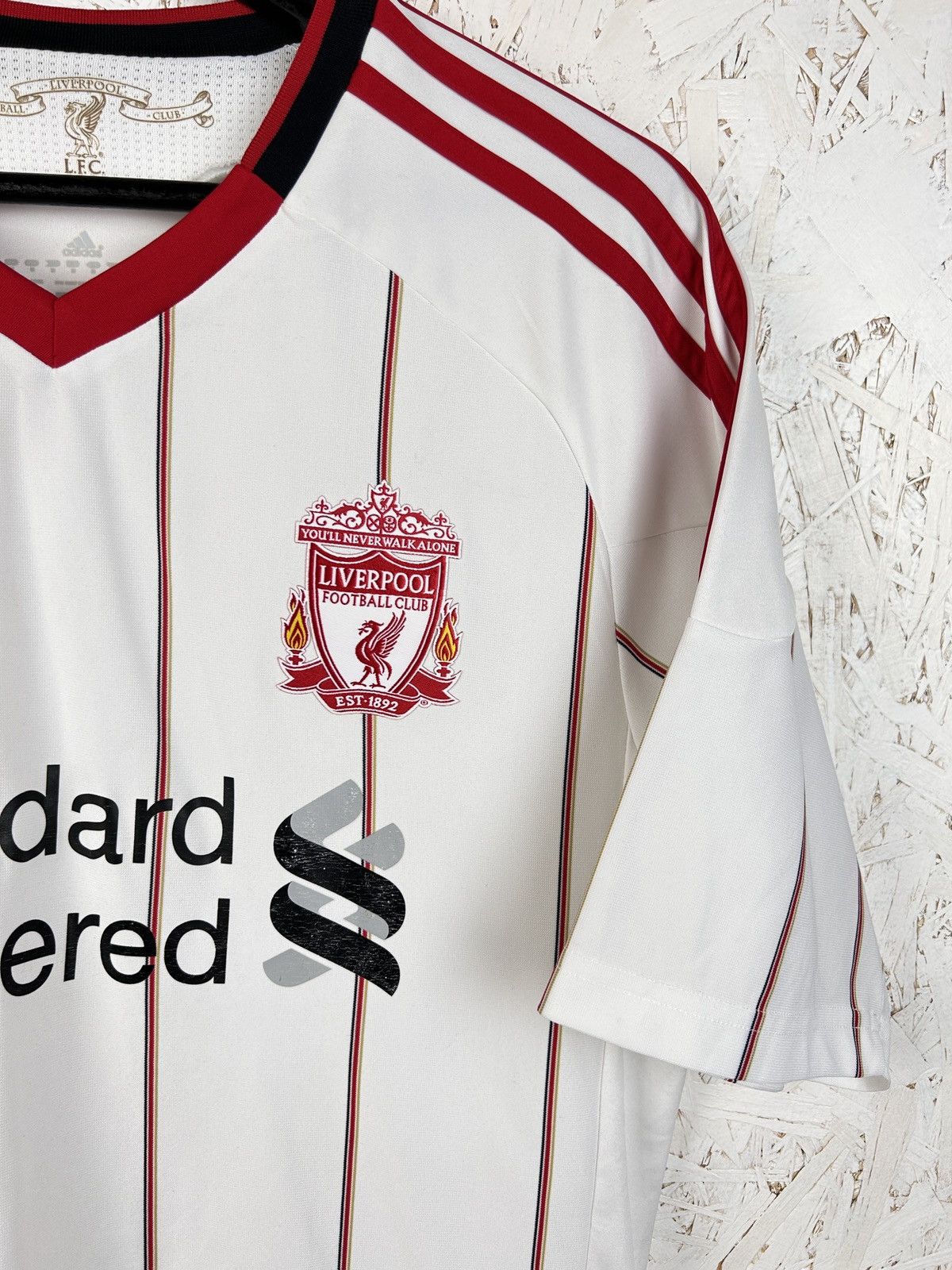 Adidas Vintage Adidas Liverpool #4 Meireles 2010/11 Away Kit Jersey Size US M / EU 48-50 / 2 - 6 Thumbnail