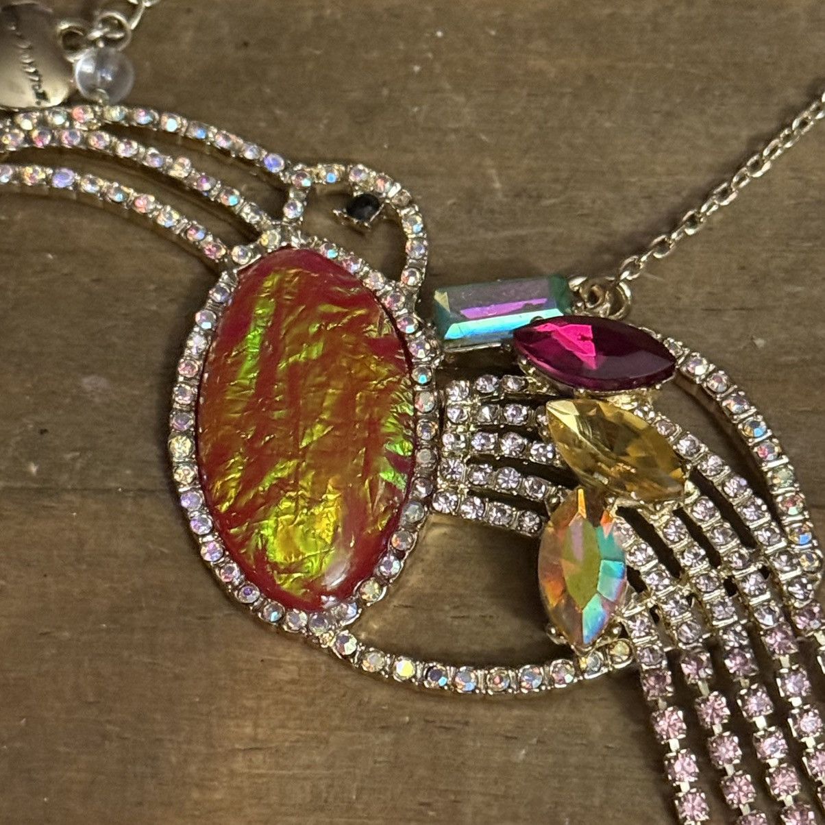 Betsey Johnson Betsey Johnson Paradise Lost Toucan bird necklace Size ONE SIZE - 4 Thumbnail