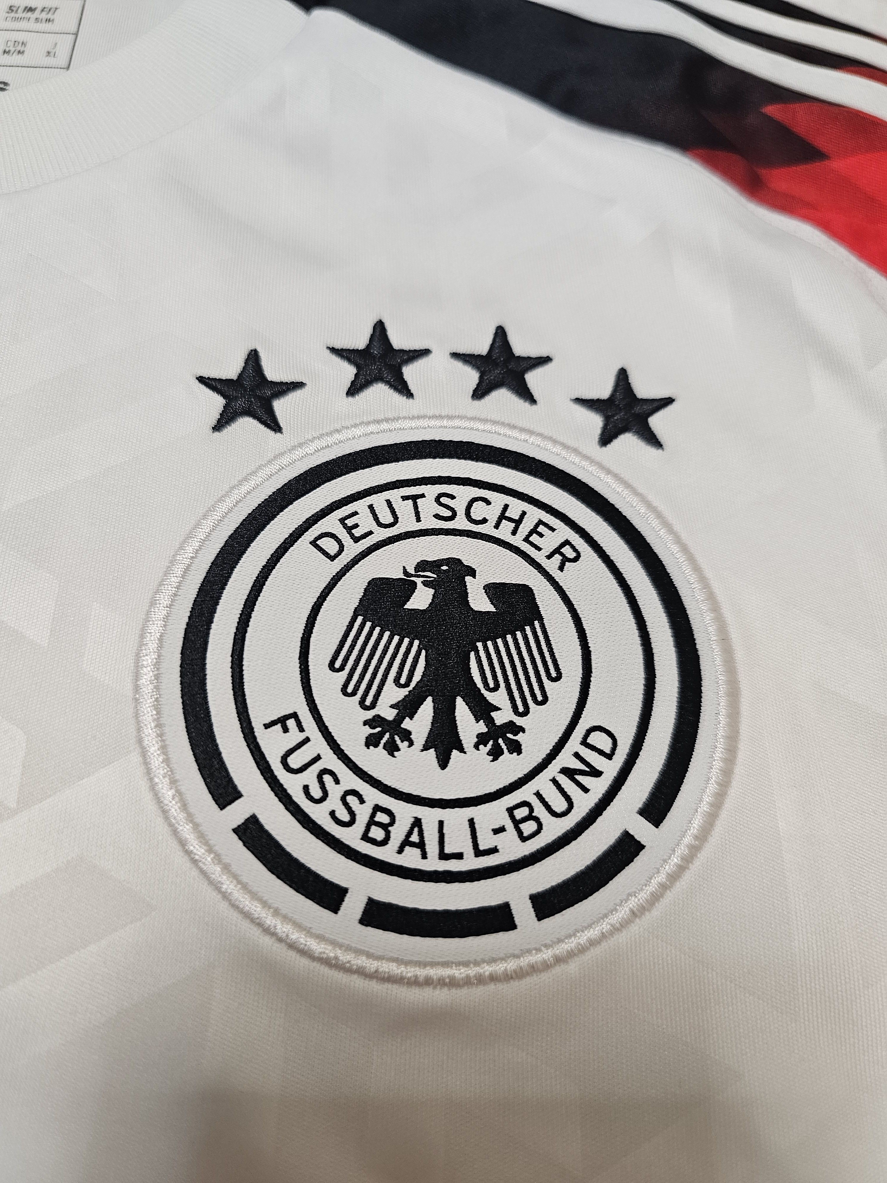 Adidas GERMANY 2024 HOME EURO MULLER FOOTBALL SHIRT SOCCER JERSEY Size US M / EU 48-50 / 2 - 4 Thumbnail