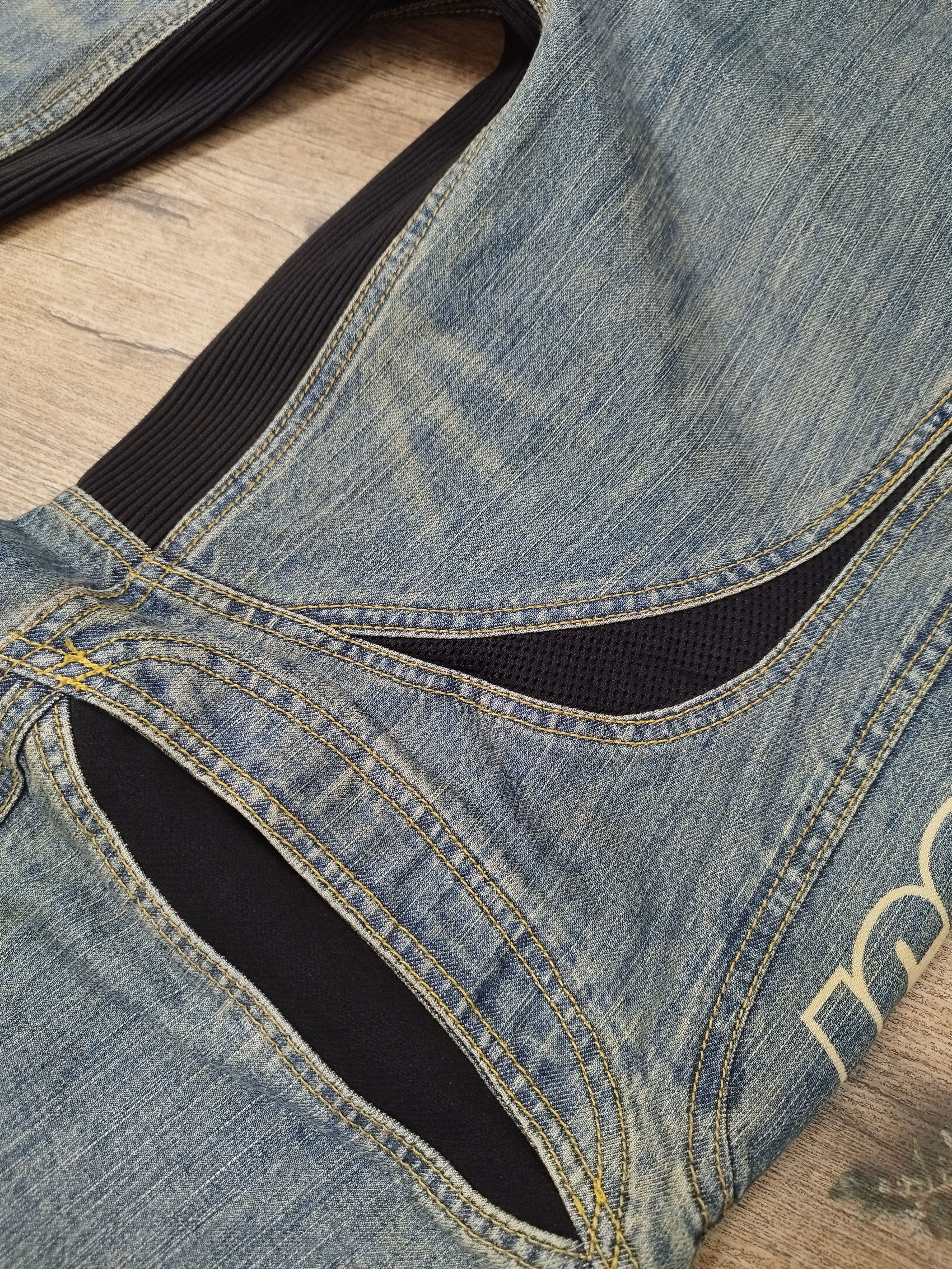 ICON Motorsports Vintage Icon Motosports Heavyweight Riding Jeans Baggy Moto Size US 34 / EU 50 - 15 Thumbnail