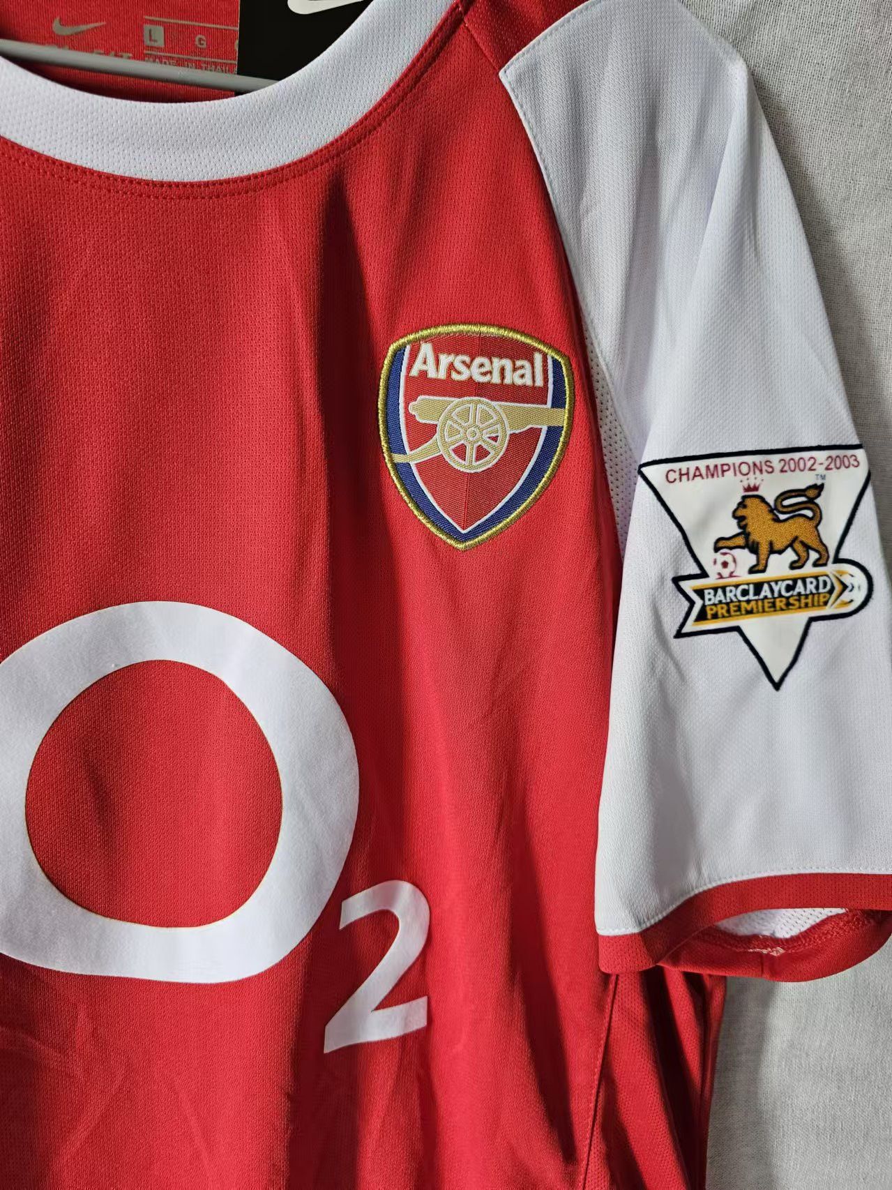 Other 2002 2003 Arsenal #14 Thierry Henry Jersey M Size US M / EU 48-50 / 2 - 3 Thumbnail