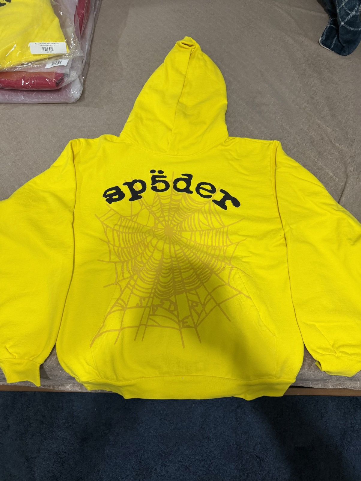 Sp5der SP5DER YELLOW LEGACY HOODIE Size US M / EU 48-50 / 2 - 1 Thumbnail