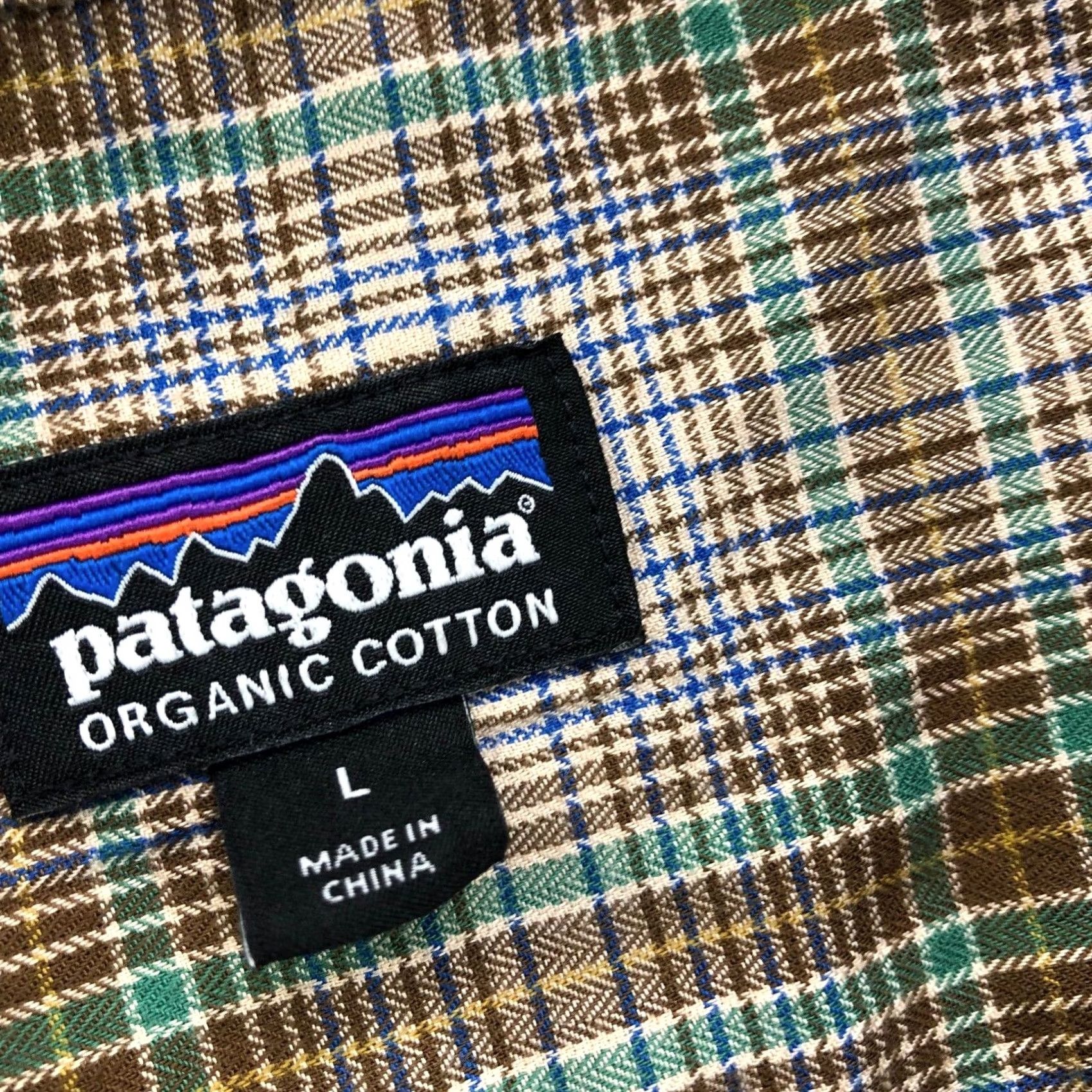 Patagonia Patagonia Shirt Men's Large 100% Organic Cotton Flannel Striped Plaid Casual Size US L / EU 52-54 / 3 - 3 Thumbnail