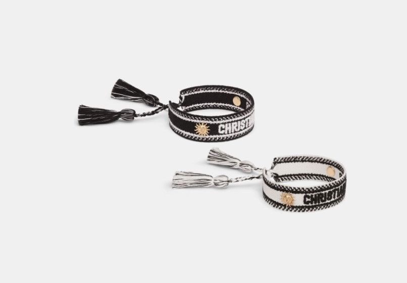 Dior o1w1db10325 Size: OS / B2297 Bracelet Set in Black & White Size ONE SIZE - 2 Thumbnail