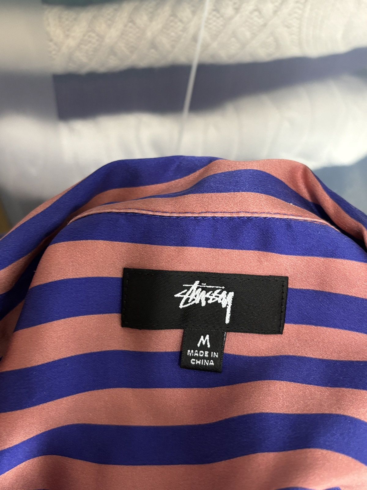 Stussy Stussy Silk Striped Button Up Shirt Size US M / EU 48-50 / 2 - 7 Thumbnail