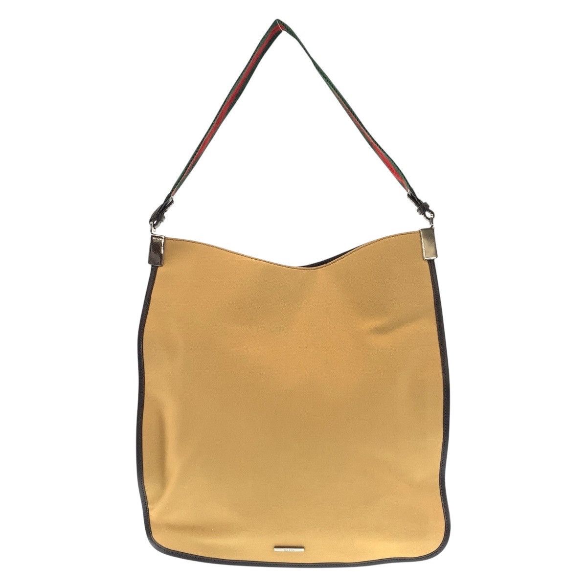 Gucci Gucci Sherry Line Canvas Shoulder Bag Canvas Shoulder Bag 001 4306 in Beige, Women's