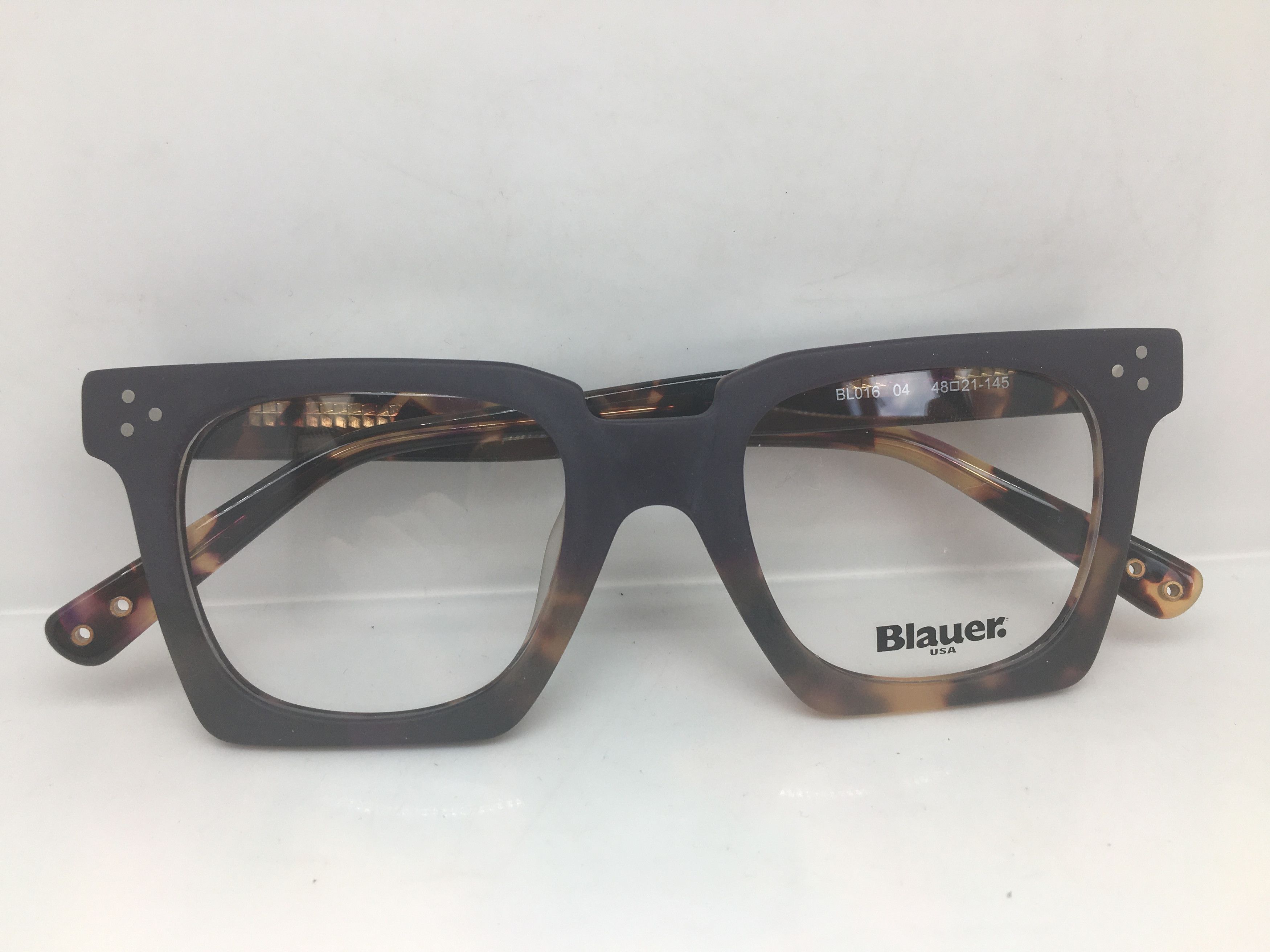 Other Blauer Matte Tortoise PREPPY Eyeglasses Frame Size ONE SIZE - 6 Thumbnail