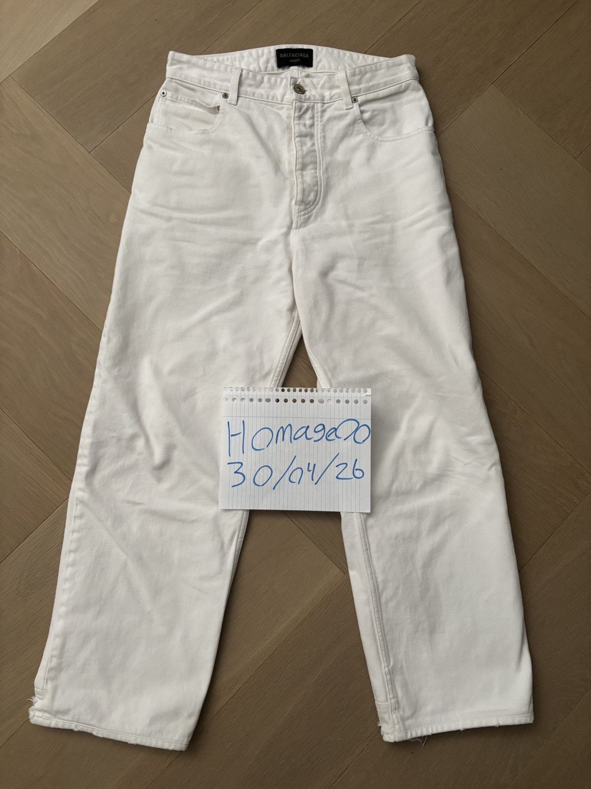 Balenciaga Balenciaga 2024 Straight leg jeans Size US 28 / EU 44 - 1 Thumbnail