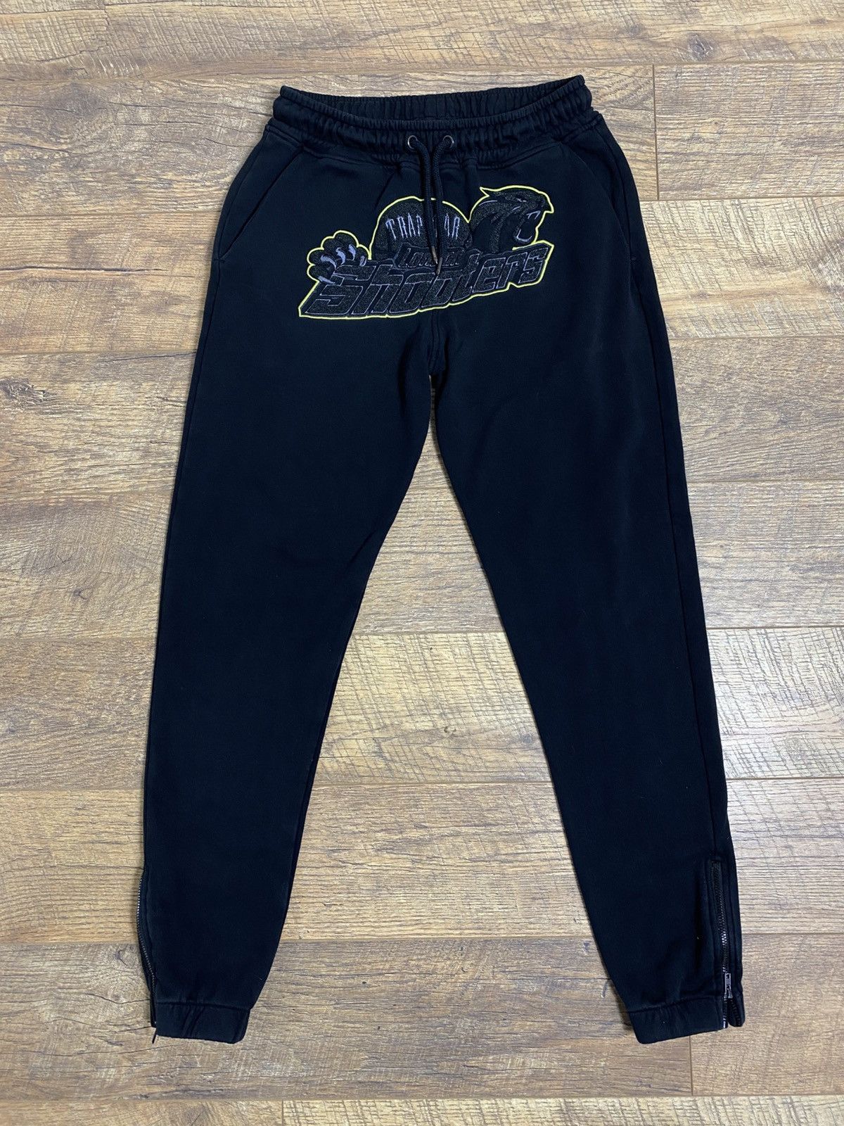 Trapstar London Trapstar London Shooters Fleece Joggers Black/Yellow Size US 31 - 1 Thumbnail