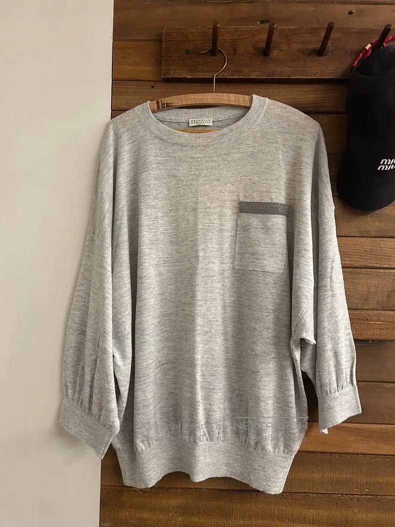 Brunello Cucinelli Brunello Cucinelli Cotton and Linen Tunic Size L / US 10 / IT 46 - 1 Thumbnail