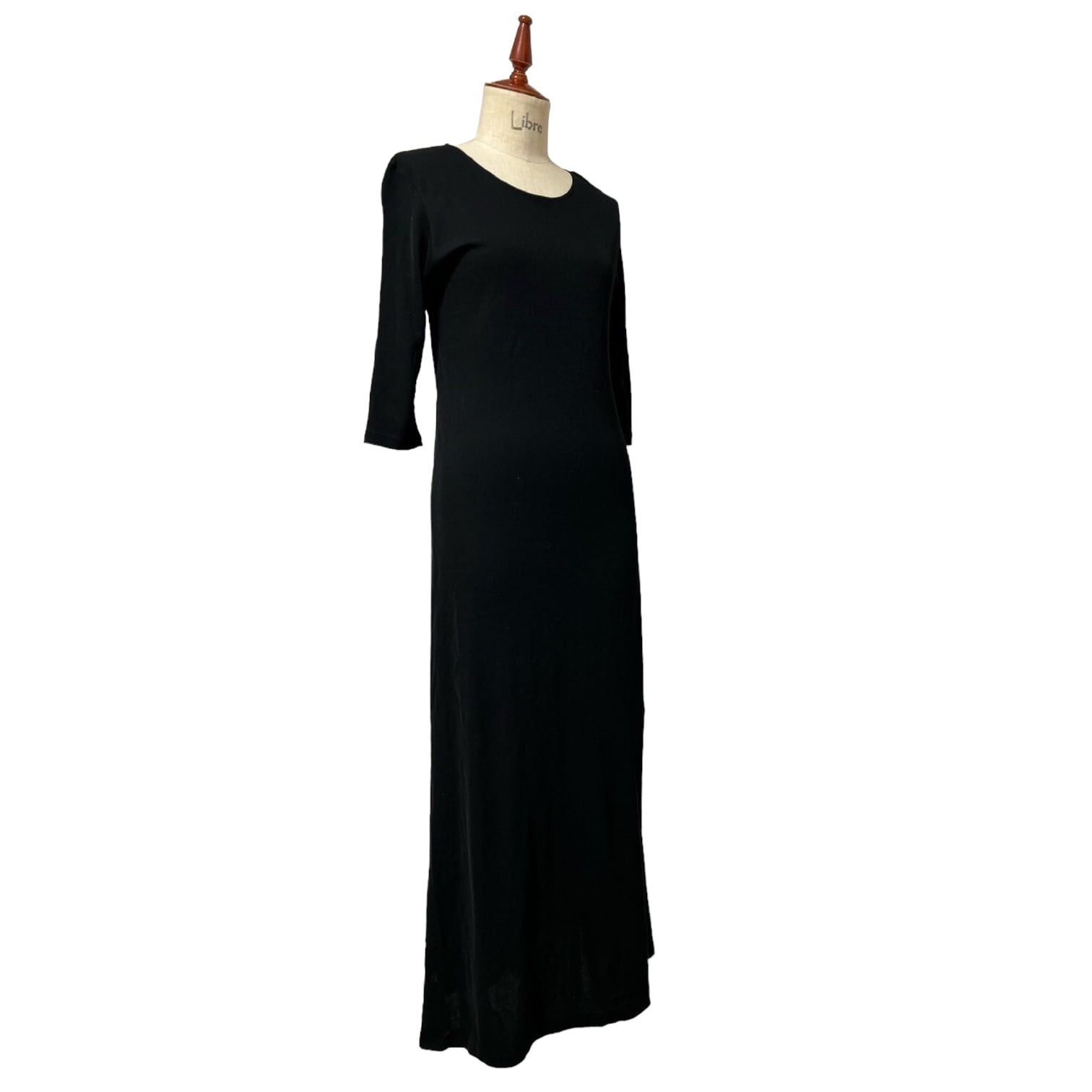Yohji Yamamoto Vintage YOHJI YAMAMOTO Maxi dresses Black Size XS / US 0-2 / IT 36-38 - 2 Thumbnail