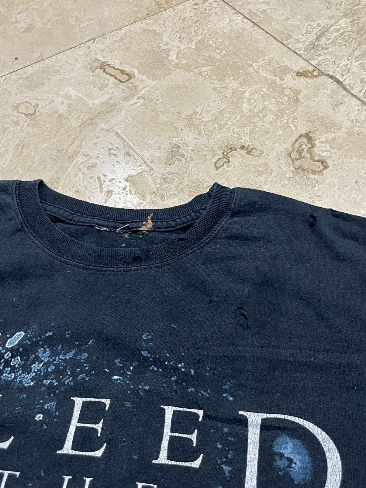 Band Tees Y2K Thrashed Metal Band Tee Bleed The Sky Size US M / EU 48-50 / 2 - 11 Thumbnail