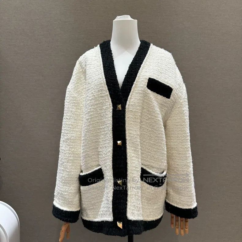 Valentino Valentino Little fragrant tweed jacket Size M / US 6-8 / IT 42-44 - 1 Thumbnail