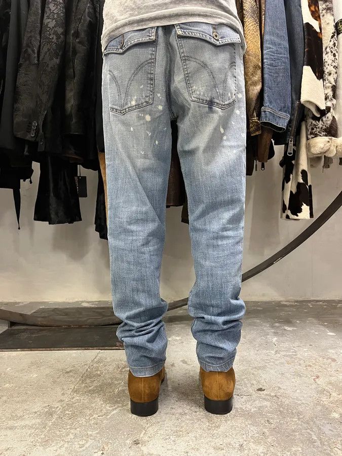 Dolce & Gabbana × Vintage SS2006 Dolce Gabbana Blue Distressed Denim Jeans Size US 32 / EU 48 - 2 Thumbnail