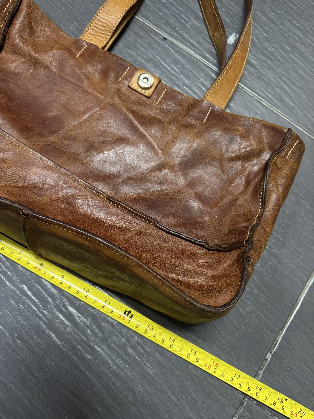 Japanese Brand × Vintage Guate leather tote bag Size ONE SIZE - 4 Thumbnail