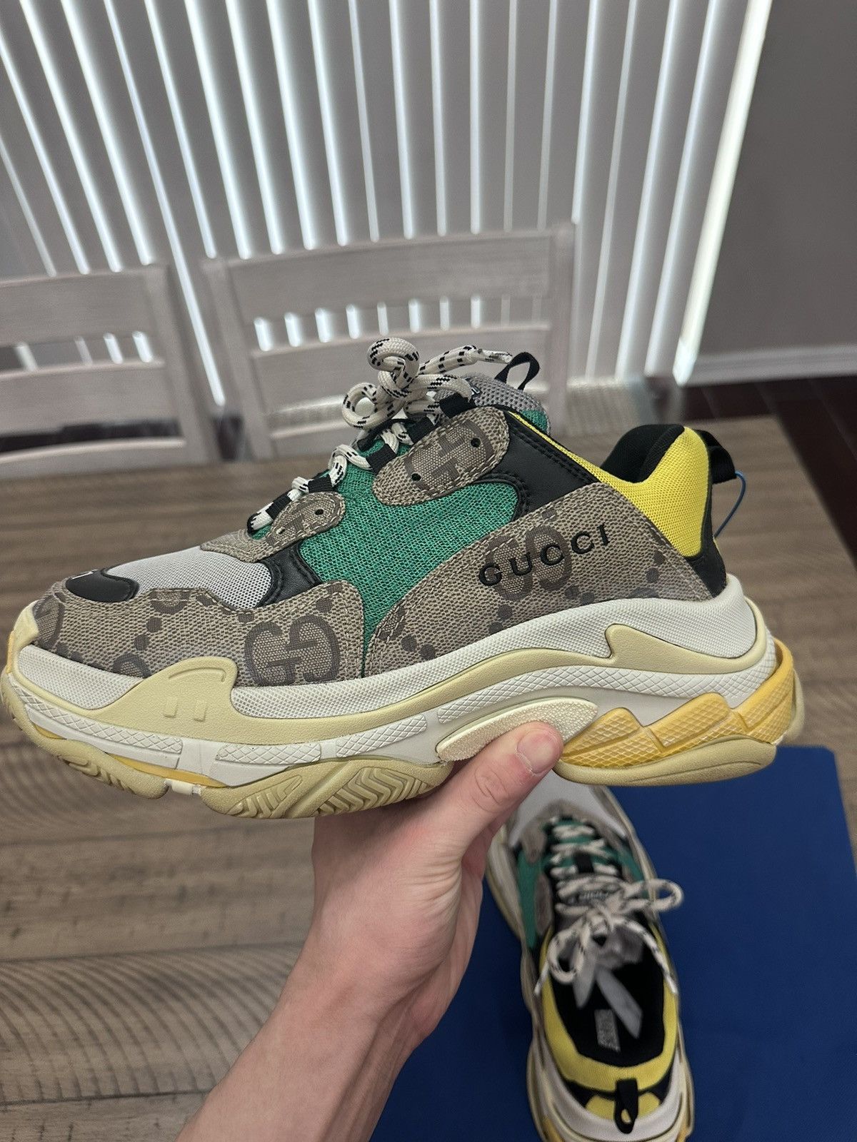 Balenciaga × Gucci Gucci balenciaga triple s sneakers Size US 8 / EU 41 - 10 Thumbnail