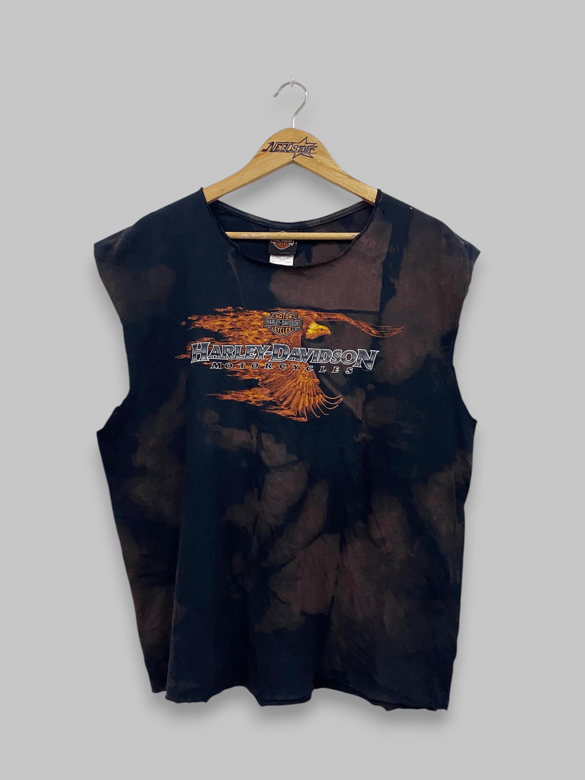 VTG Harley Davidson sleeveless disstressed tee