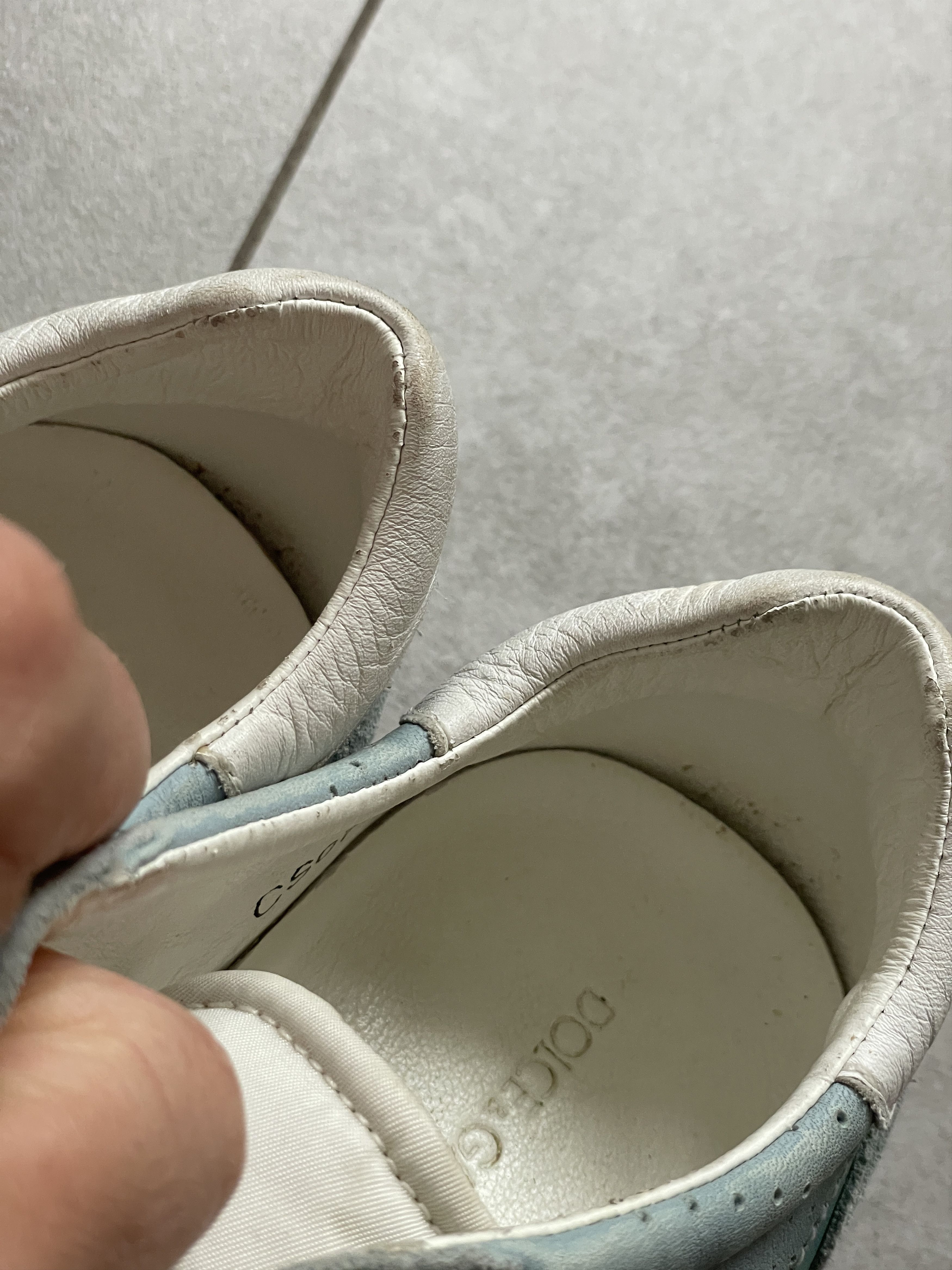 Dolce & Gabbana Y2K DOLCE GABBANA BABY BLUE TRAINERS SNEAKERS Size US 9 / EU 42 - 6 Thumbnail