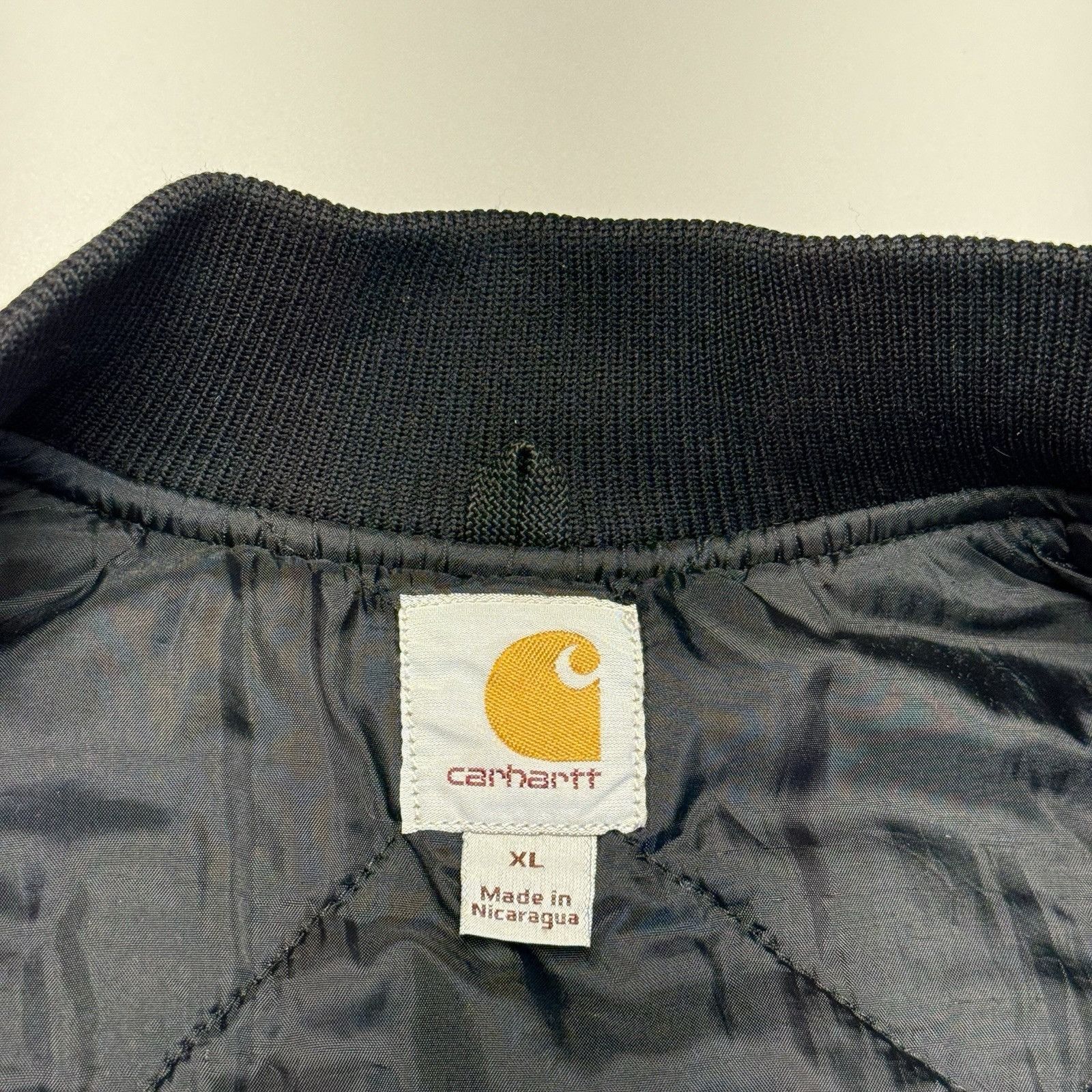 Carhartt Carhartt Vest Mens XL V01 Blk Canvas Quilted Lined Workwear Size US XL / EU 56 / 4 - 7 Thumbnail