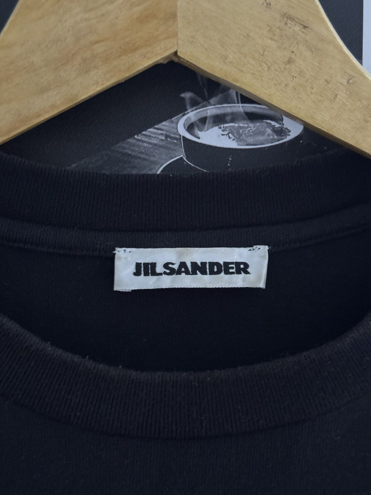 Jil Sander JIL SANDER BLACK POCKET TASSEL TSHIRT Size US XS / EU 42 / 0 - 6 Thumbnail