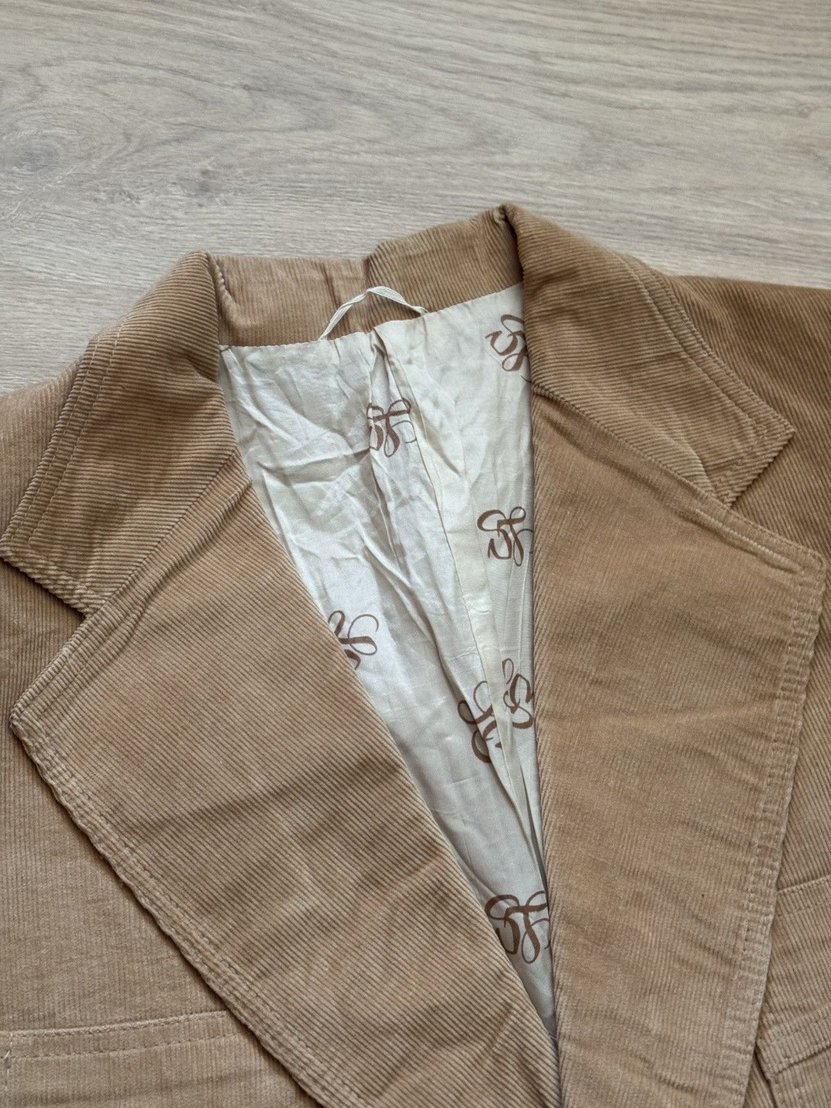 Levi's Vintage 80’s Levi’s Panatela Brown Corduroy Velvet Blazer Size US XL / EU 56 / 4 - 3 Thumbnail