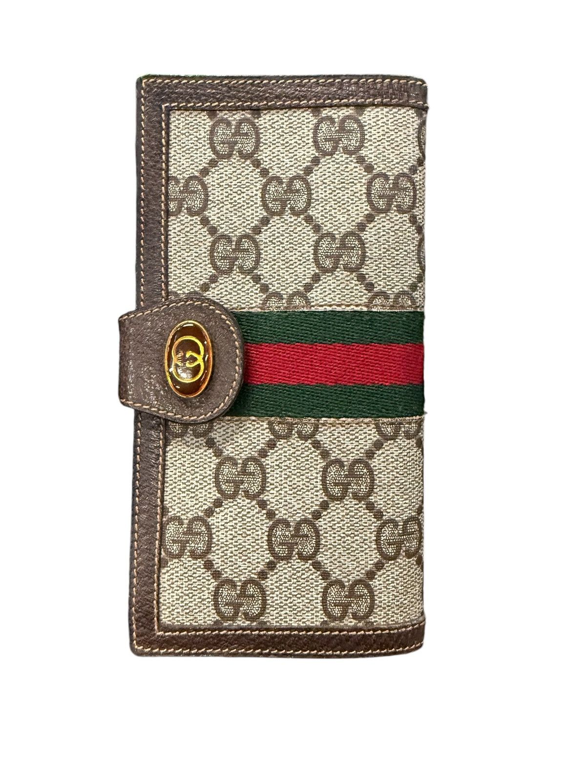 Vintage AUTHENTIC VINTAGE GUCCI LONG WALLET Size ONE SIZE - 9 Thumbnail