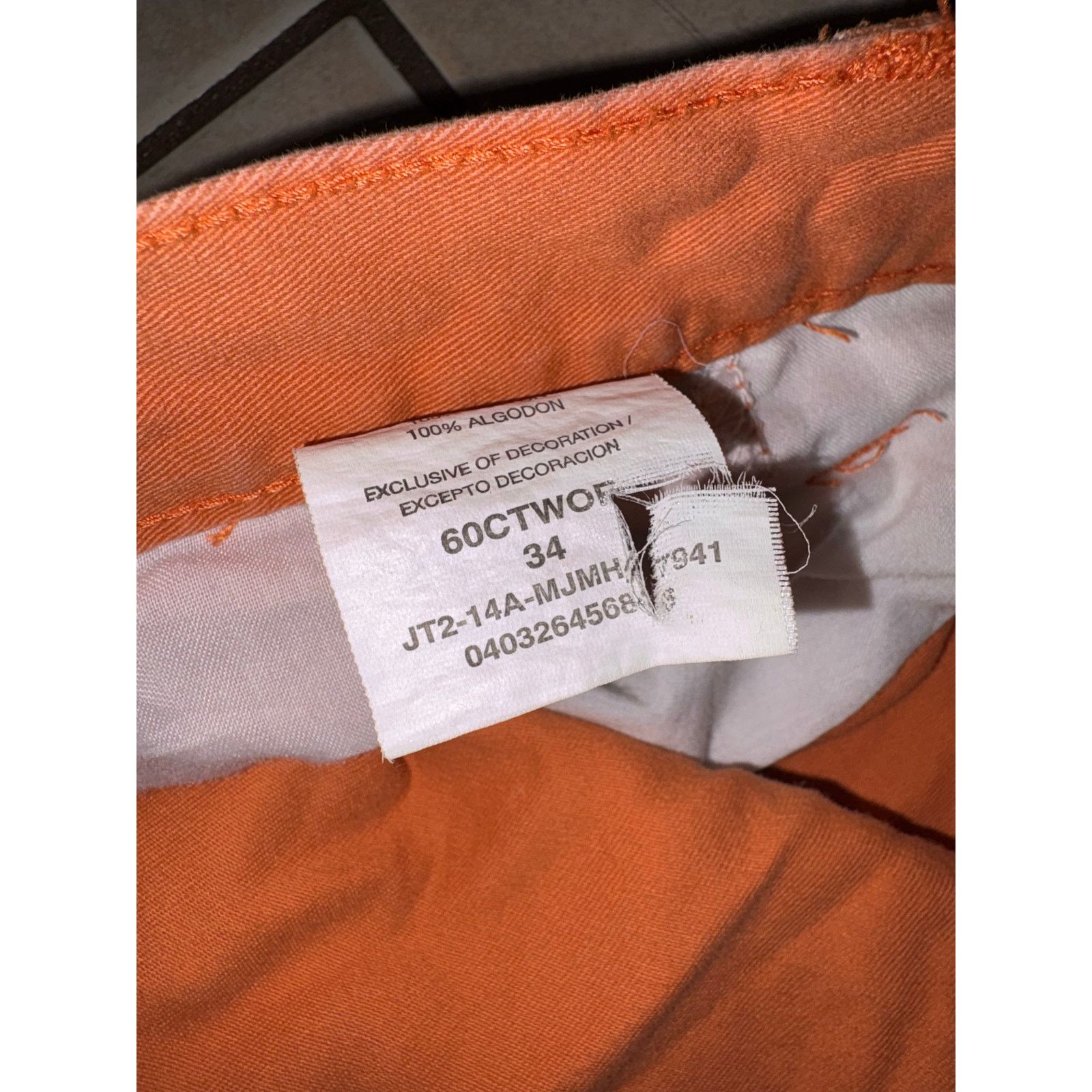 Wrangler Vintage Wrangler shorts 34 cotton orange cargo Size US 34 / EU 50 - 4 Thumbnail