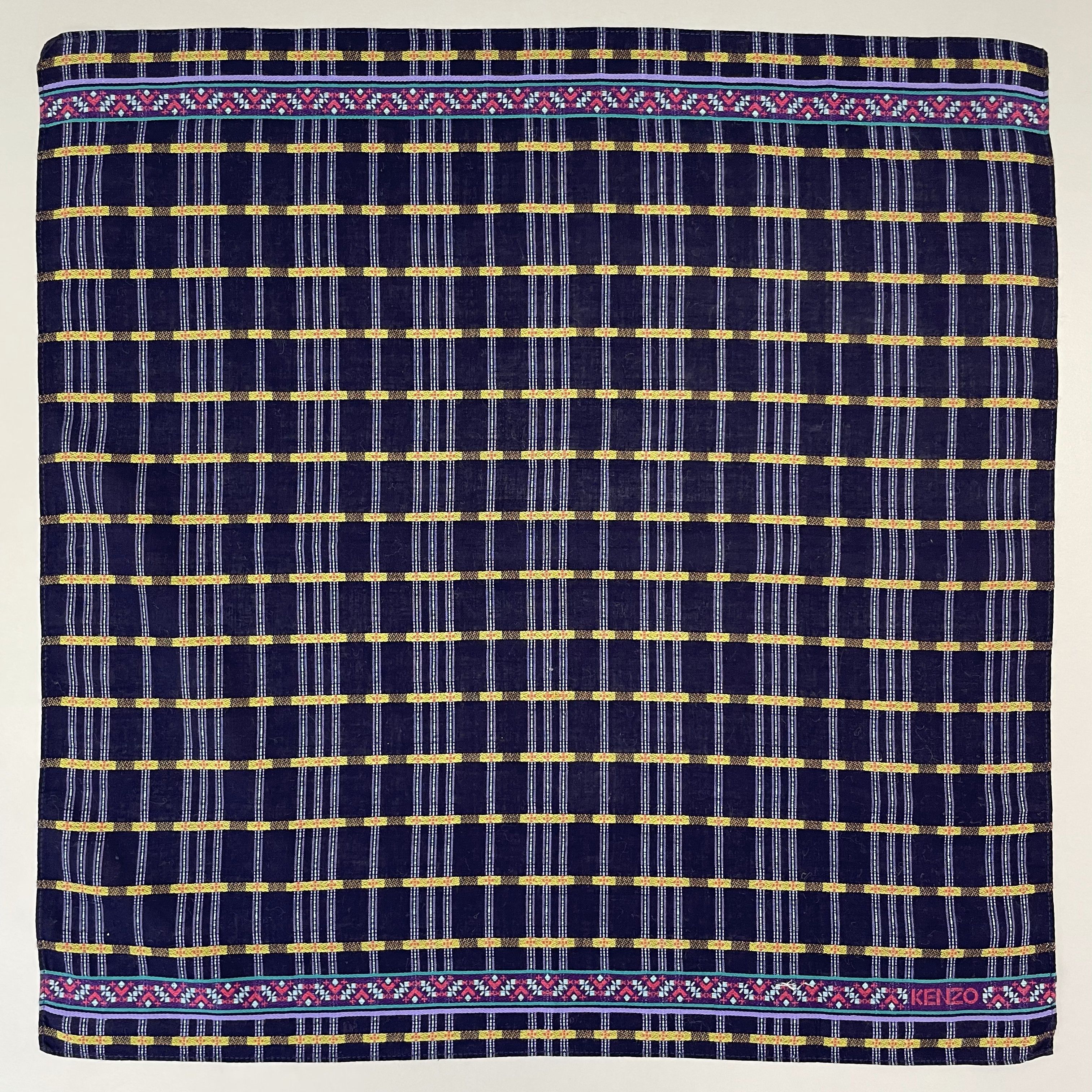 Kenzo × Vintage Kenzo Handkerchief / Neckerchief / Bandana - 4210 Size ONE SIZE - 2 Thumbnail