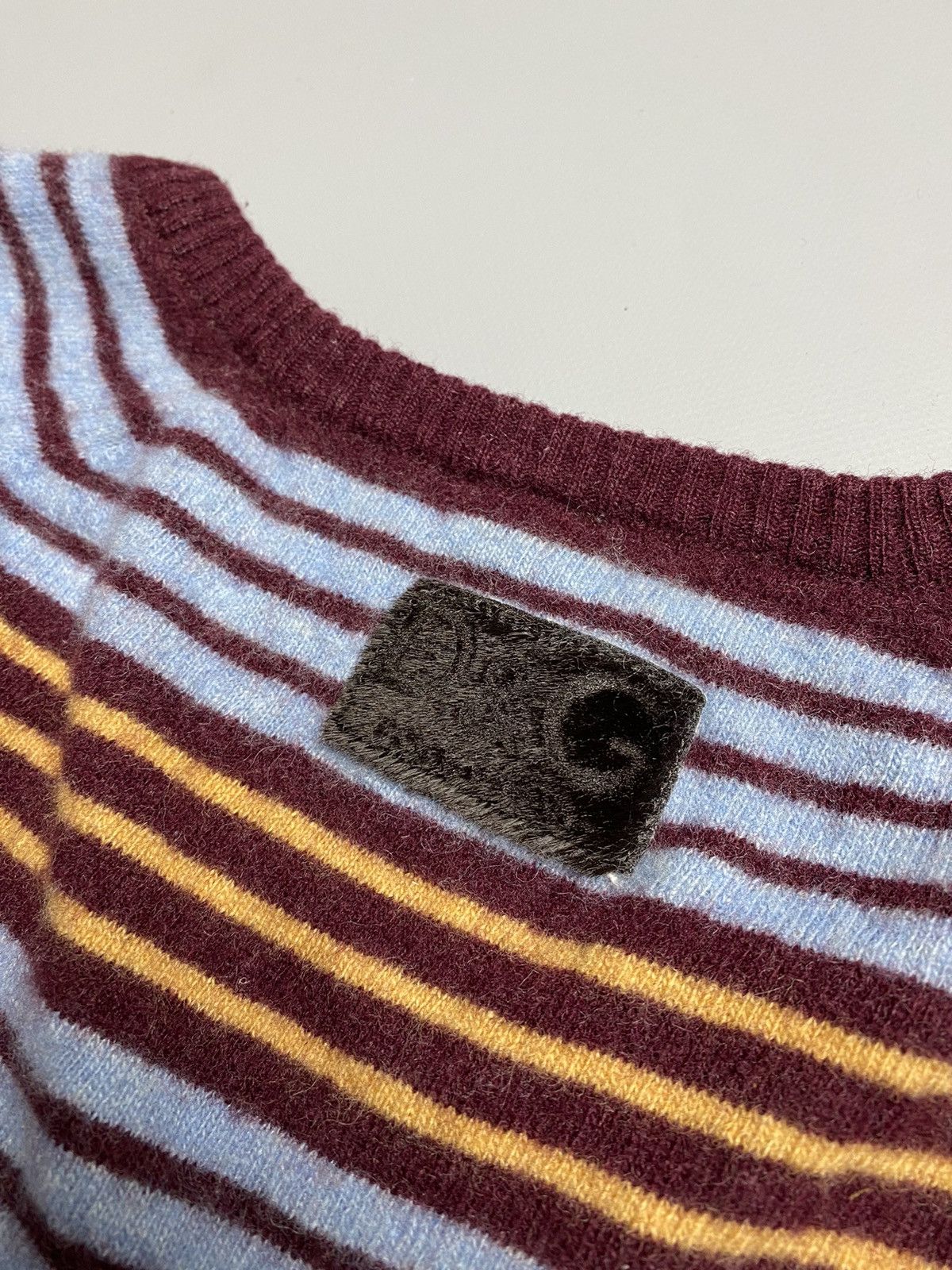 Dolce & Gabbana Dolce Gabbana Vintage stripped wool sweater size L Size L / US 10 / IT 46 - 8 Thumbnail