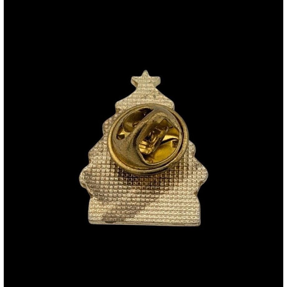 Other Vintage Holiday Enamel Christmas Tree Lapel Pin Size ONE SIZE - 2 Thumbnail