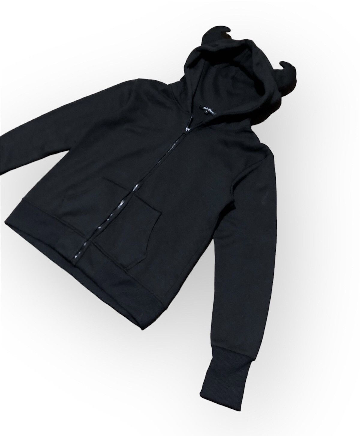 Japanese Brand × Vintage Vintage Black Devil Hoodie Japanese Brand Size US M / EU 48-50 / 2 - 3 Thumbnail