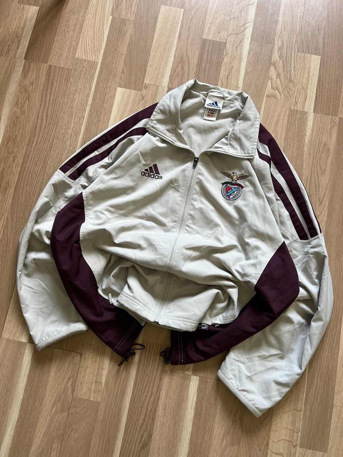 Adidas Adidas Benfica vintage nylon track jacket 2001/02 drill y2k Size US L / EU 52-54 / 3 - 3 Thumbnail
