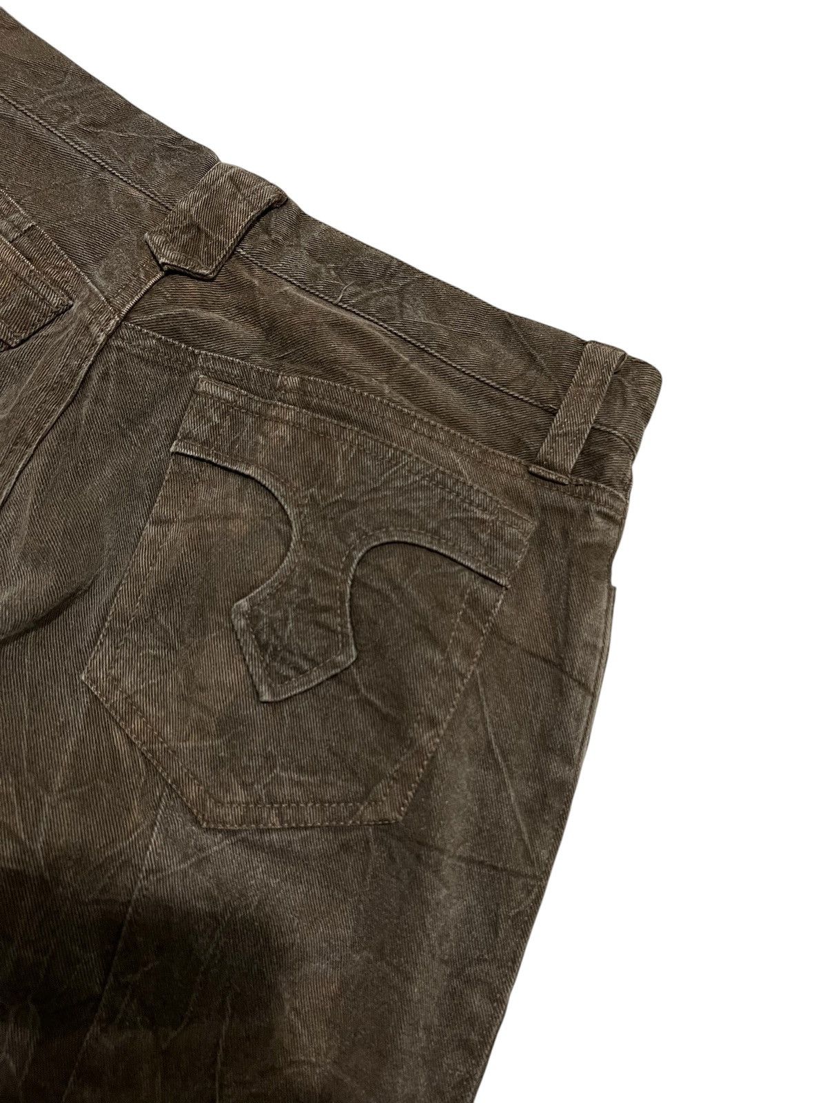 If Six Was Nine × Japanese Brand × Le Grande Bleu (L.G.B.) Nicole club distressed laces up denim pants Size US 31 - 6 Thumbnail