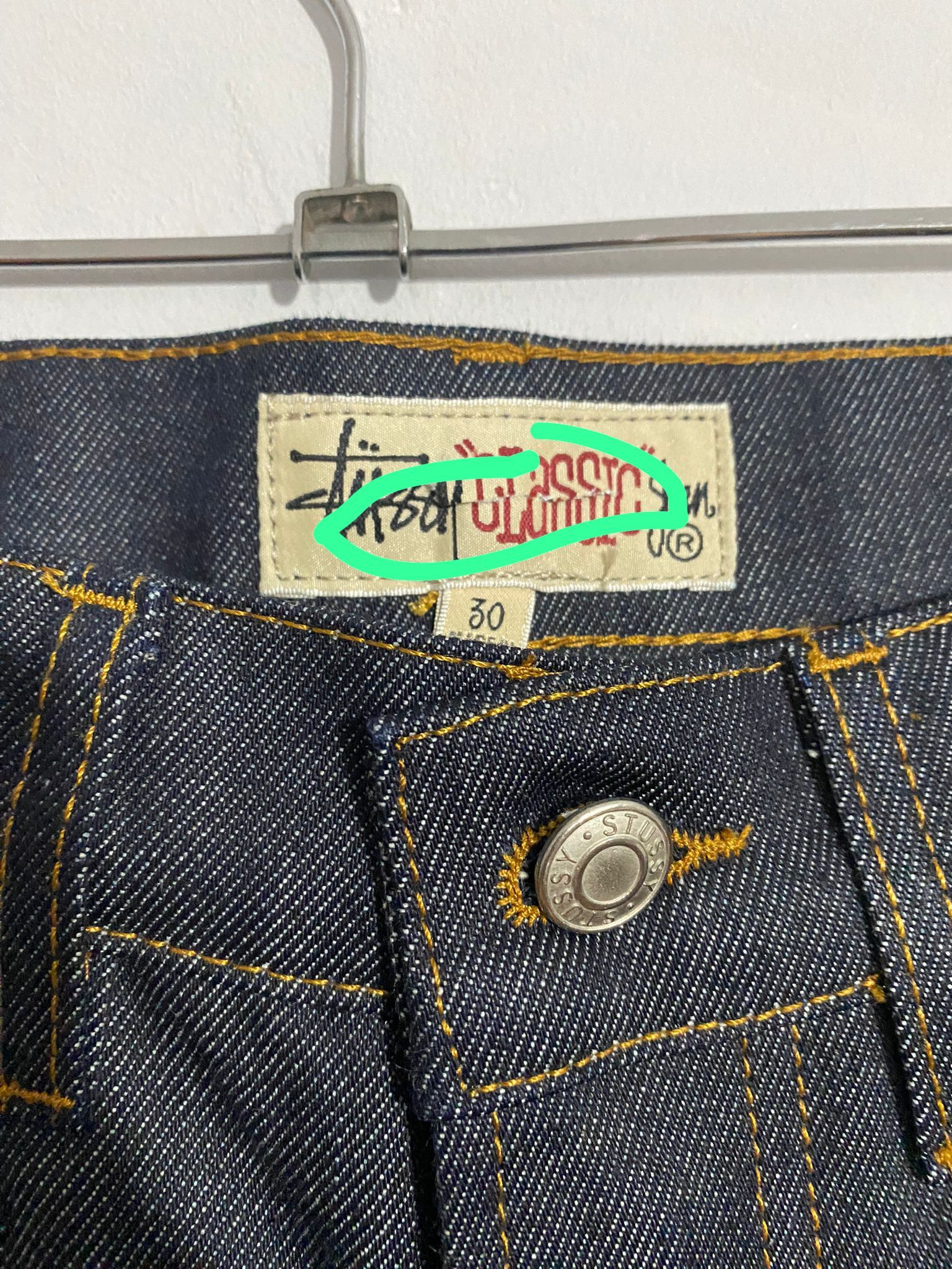 Stussy New Classic Jeans Denim Size US 30 / EU 46 - 11 Thumbnail