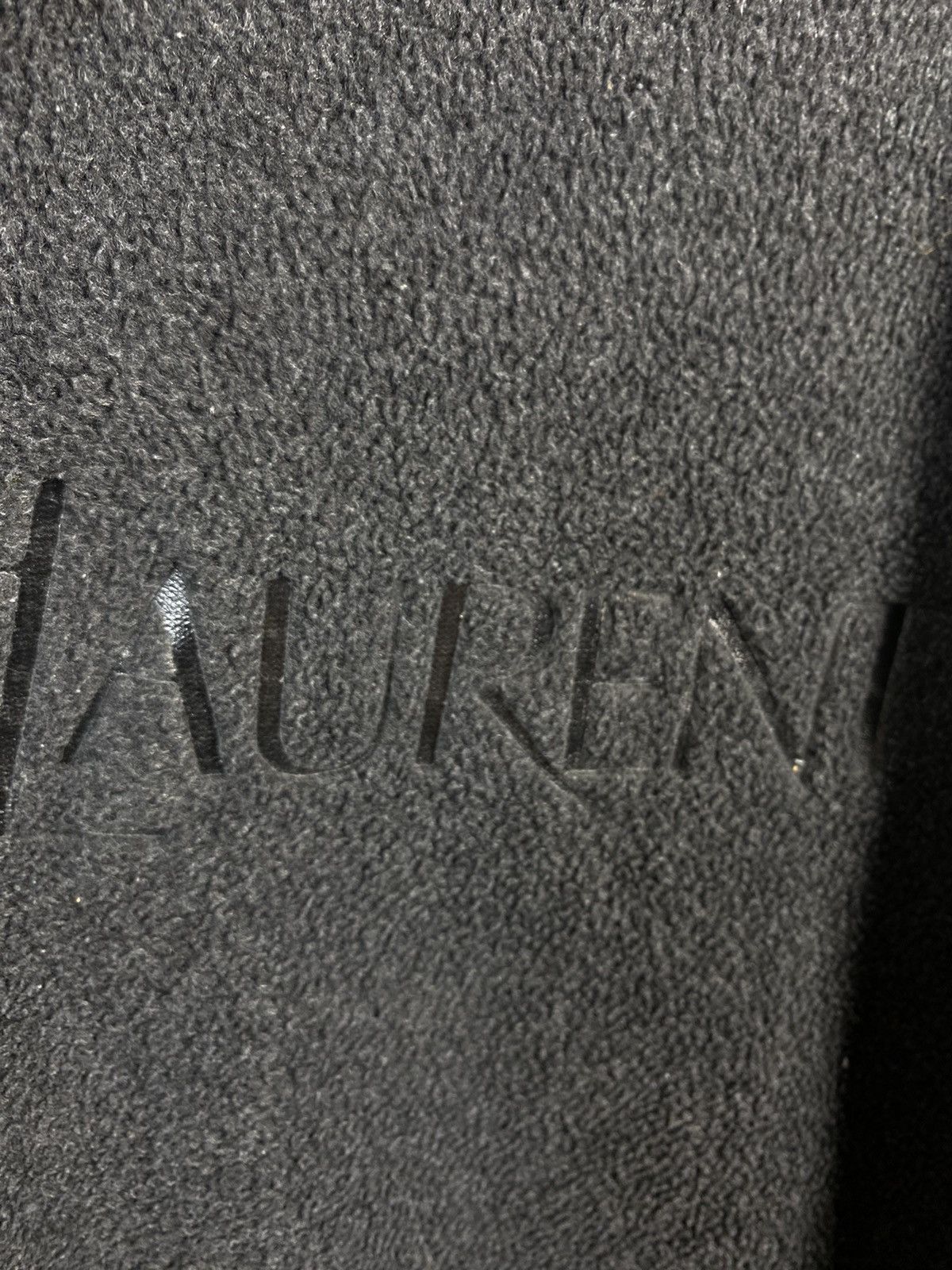 Yves Saint Laurent Fleece YSL Sweatshirt 1/4 Zip Big Logo Grey YSL Sweater Size US XL / EU 56 / 4 - 11 Thumbnail