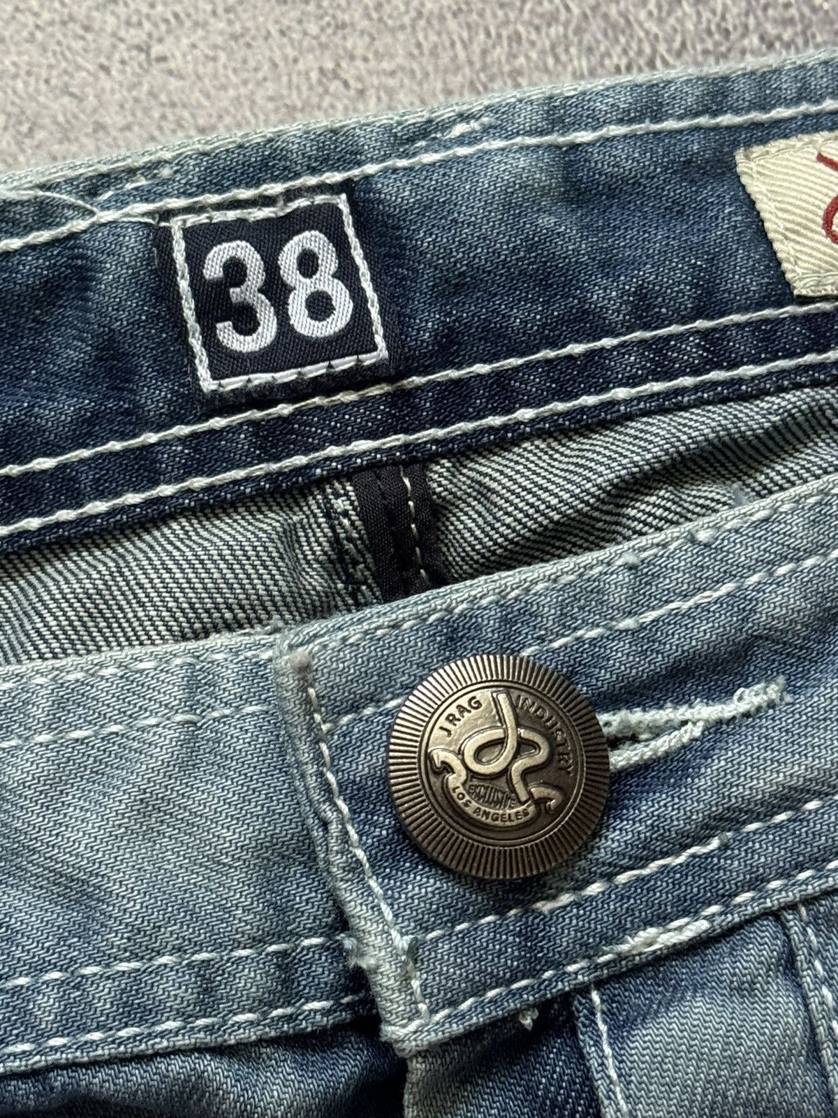 Japanese Brand JapRag By Okusama zaniki cargo denim pant trouser Jean Japan Size US 38 / EU 54 - 8 Thumbnail