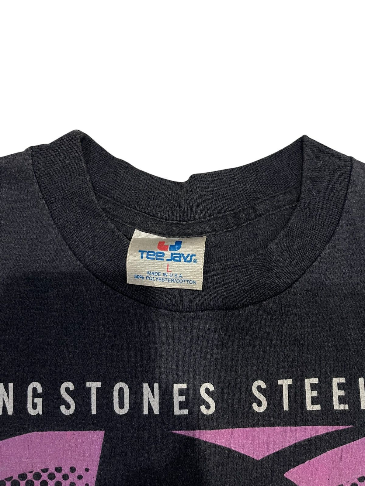 Band Tees × The Rolling Stones × Vintage ROLLING STONES STEELWHEELS THE NORTH AMERICAN TOUR 1989s Size US M / EU 48-50 / 2 - 3 Thumbnail