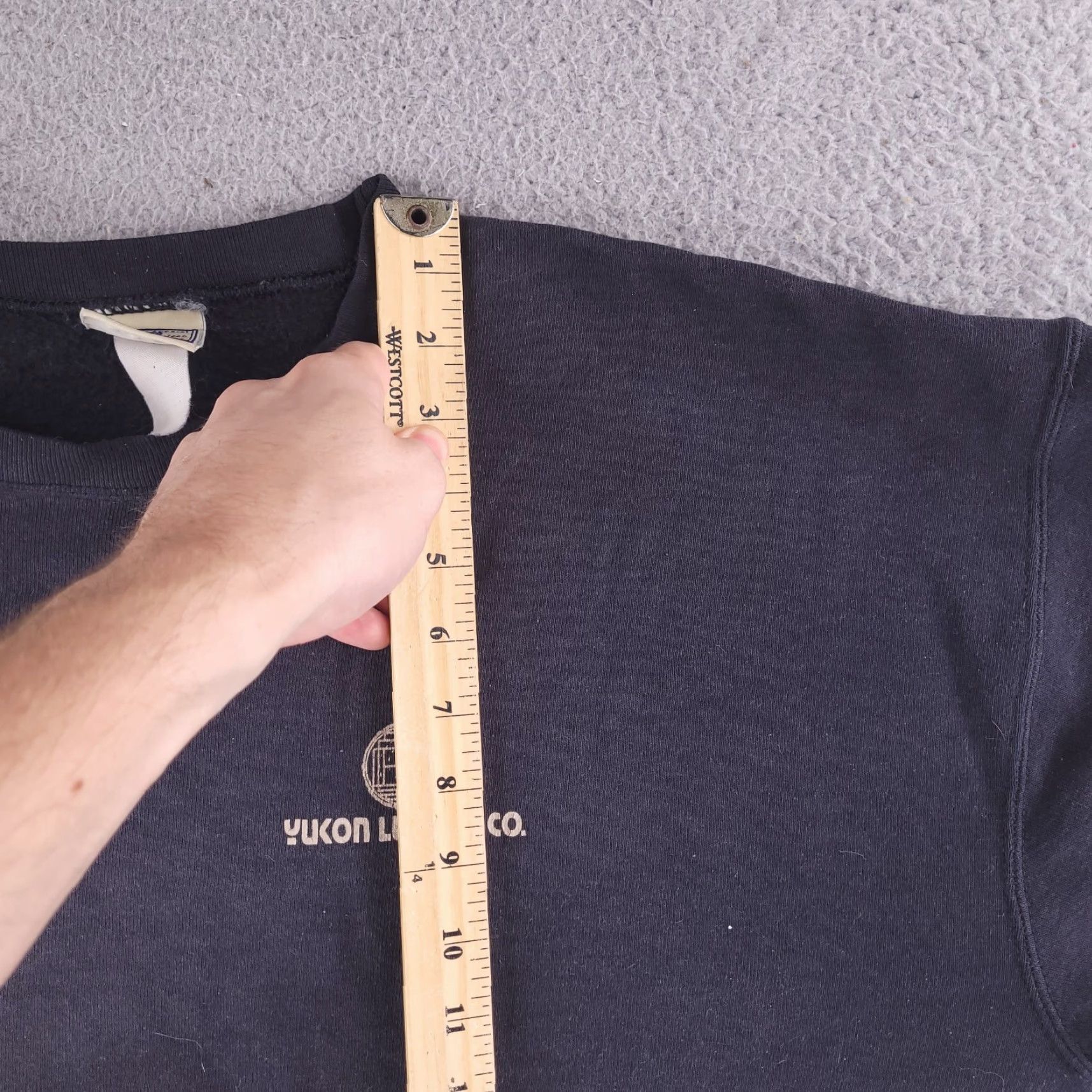 Lee VINTAGE Lee Sweatshirt Mens L-XL Black Heavyweight Pullover Crewneck Solid Pullover Heavyweight Mens L Black 90s? Size US L / EU 52-54 / 3 - 6 Thumbnail