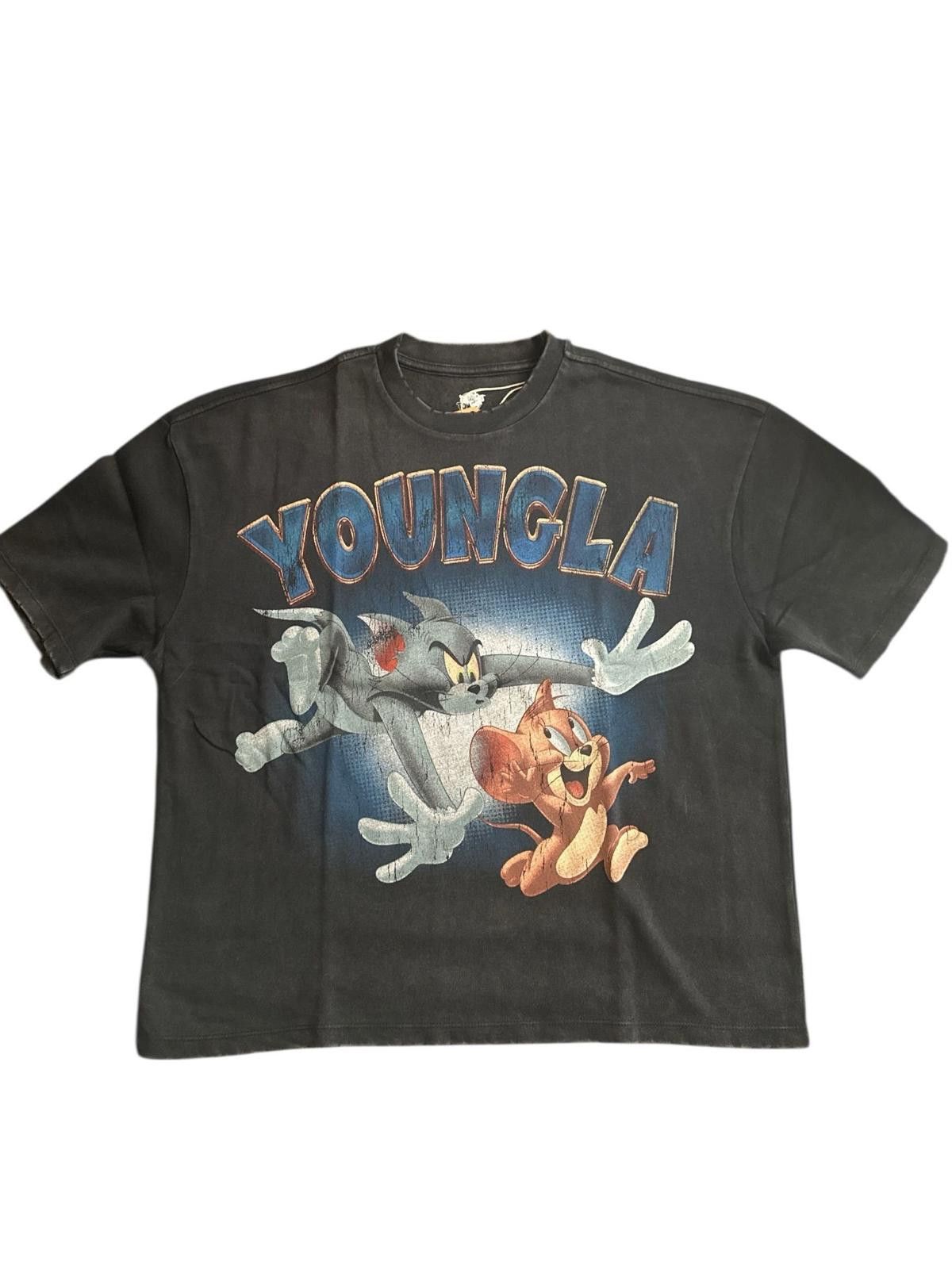 YoungLA YoungLA x Tom and Jerry Graphic T-Shirt Black Size US M / EU 48-50 / 2 - 1 Thumbnail