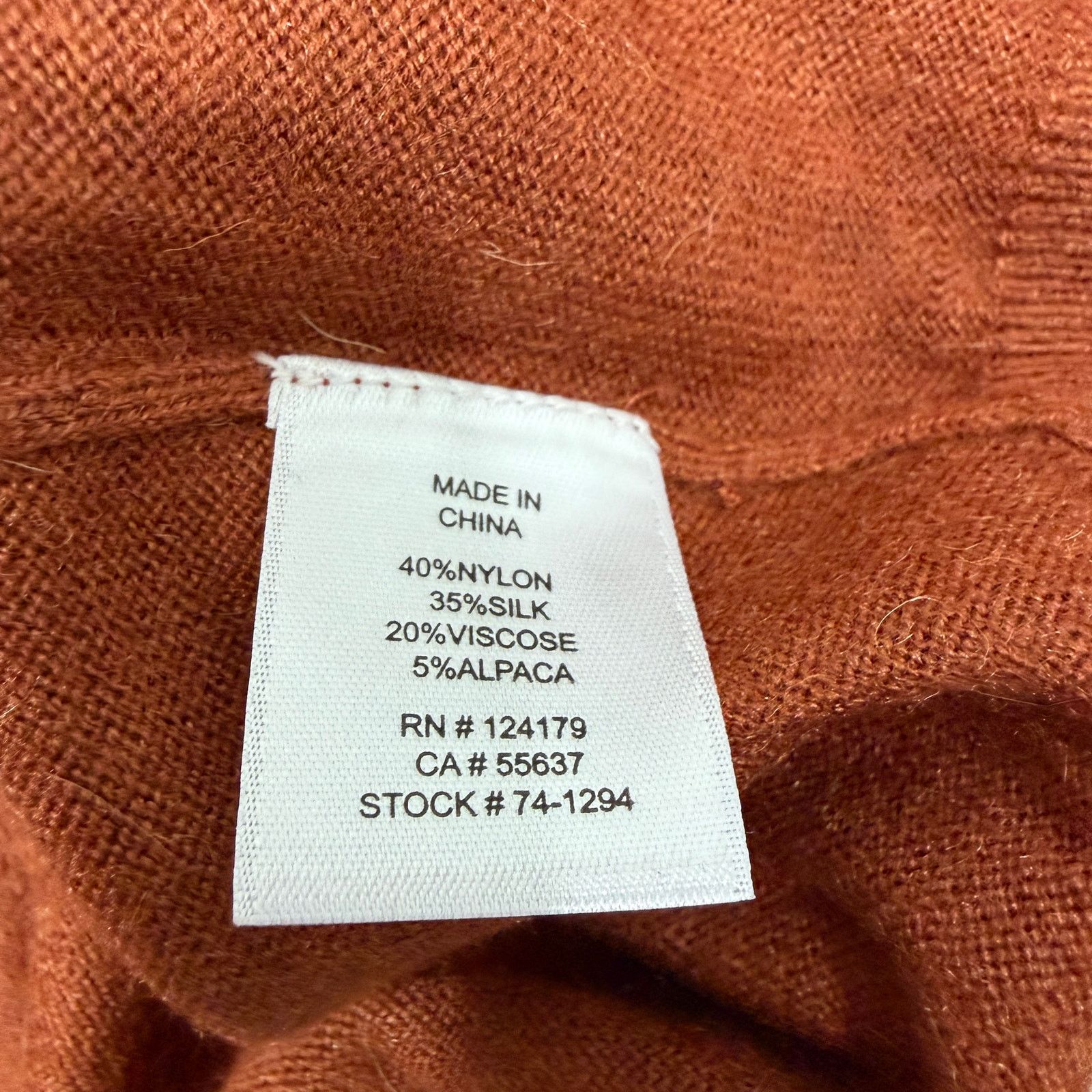 Johnston & Murphy Johnston & Murphy Sweater Men's 2XL XXL Orange V-Neck NEW Size US XXL / EU 58 / 5 - 6 Thumbnail