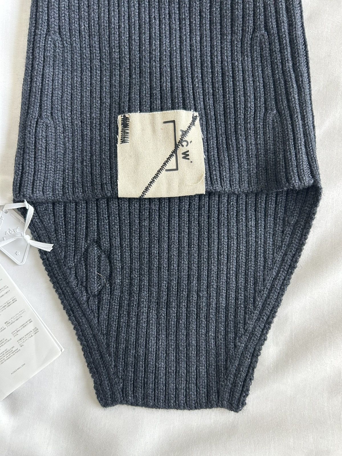 A-COLD-WALL* A Cold Wall Logo Knit Balaclava Wool ACW Size ONE SIZE - 4 Thumbnail