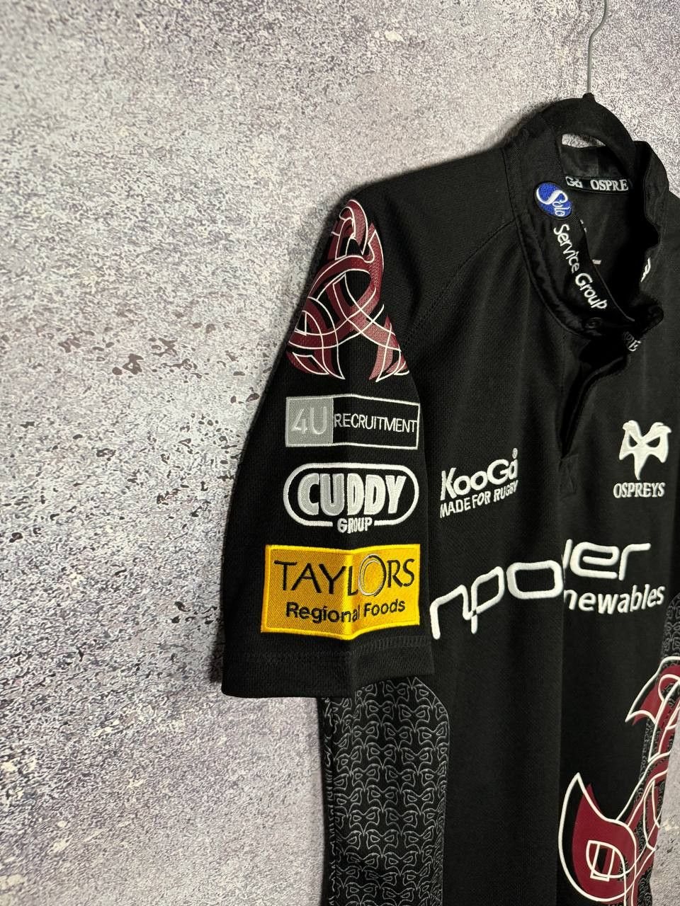Rugby Ralph Lauren Ospreys Rugby Union Shirt KooGa 2008/09 Jersey Small Size US S / EU 44-46 / 1 - 5 Thumbnail