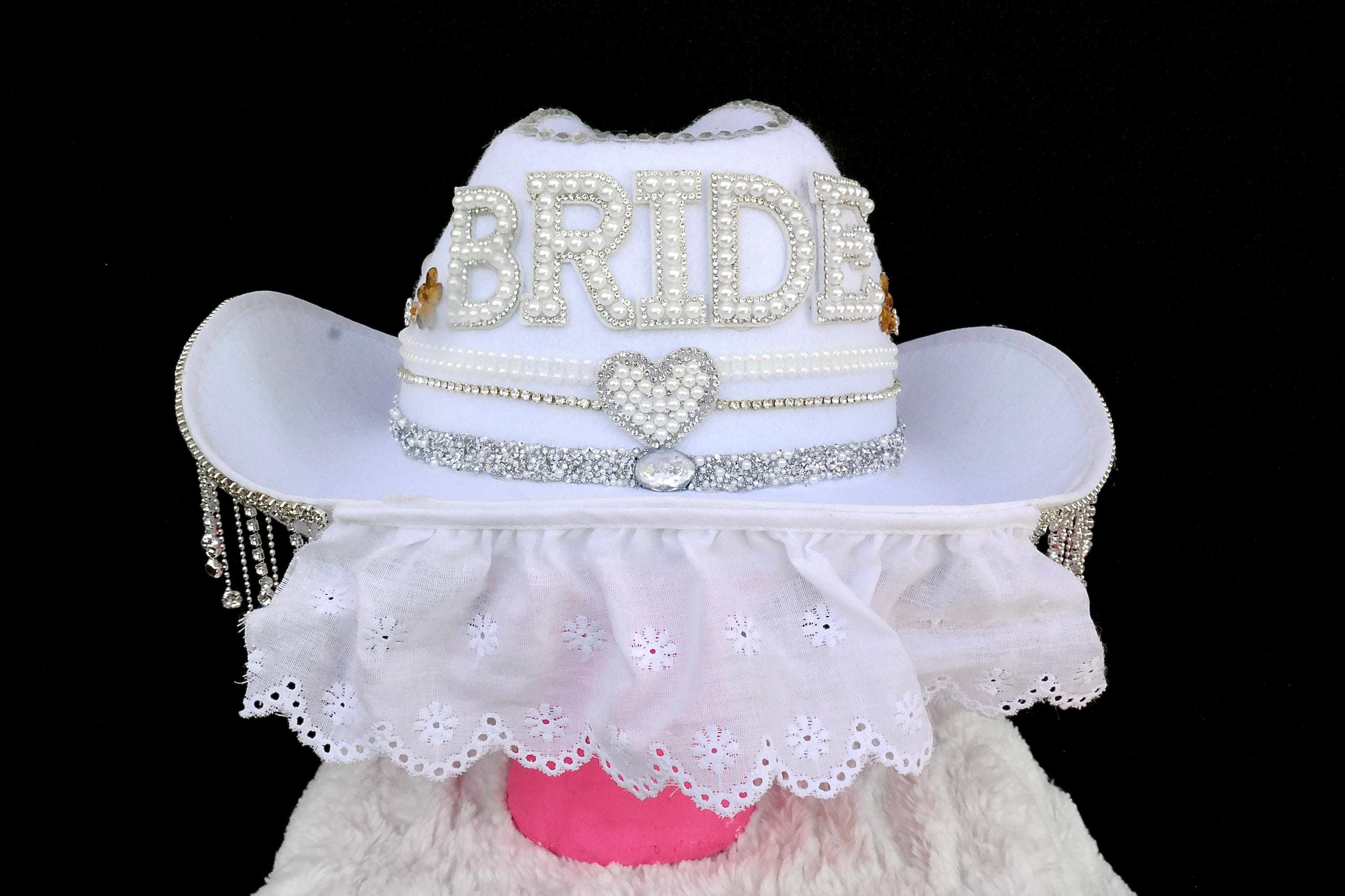 Handmade Spacey Bride Cowgirl Hat Size ONE SIZE - 9 Thumbnail