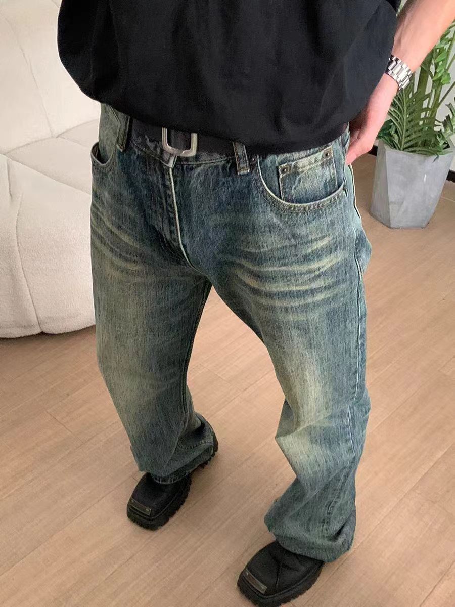 Japanese Brand × Jean Aged Casual Loose Washed Micro Flare Jeans Size US 34 / EU 50 - 4 Thumbnail